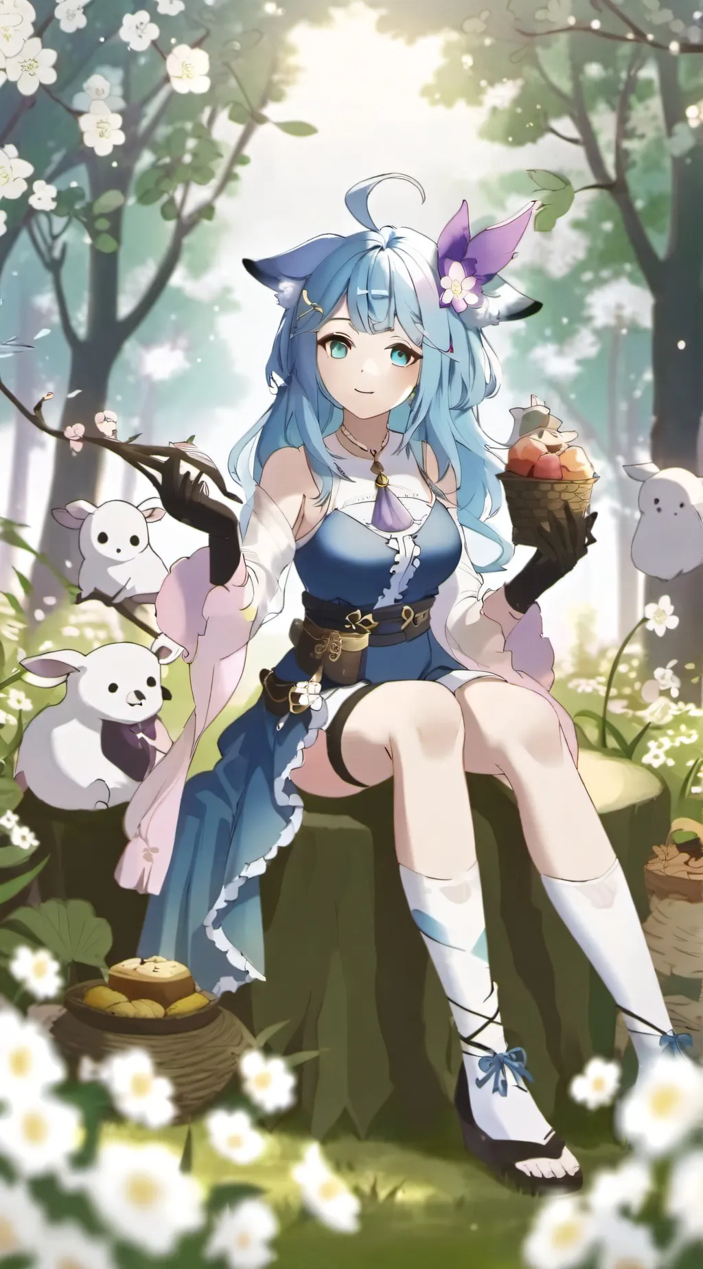 ai character: Lilly background