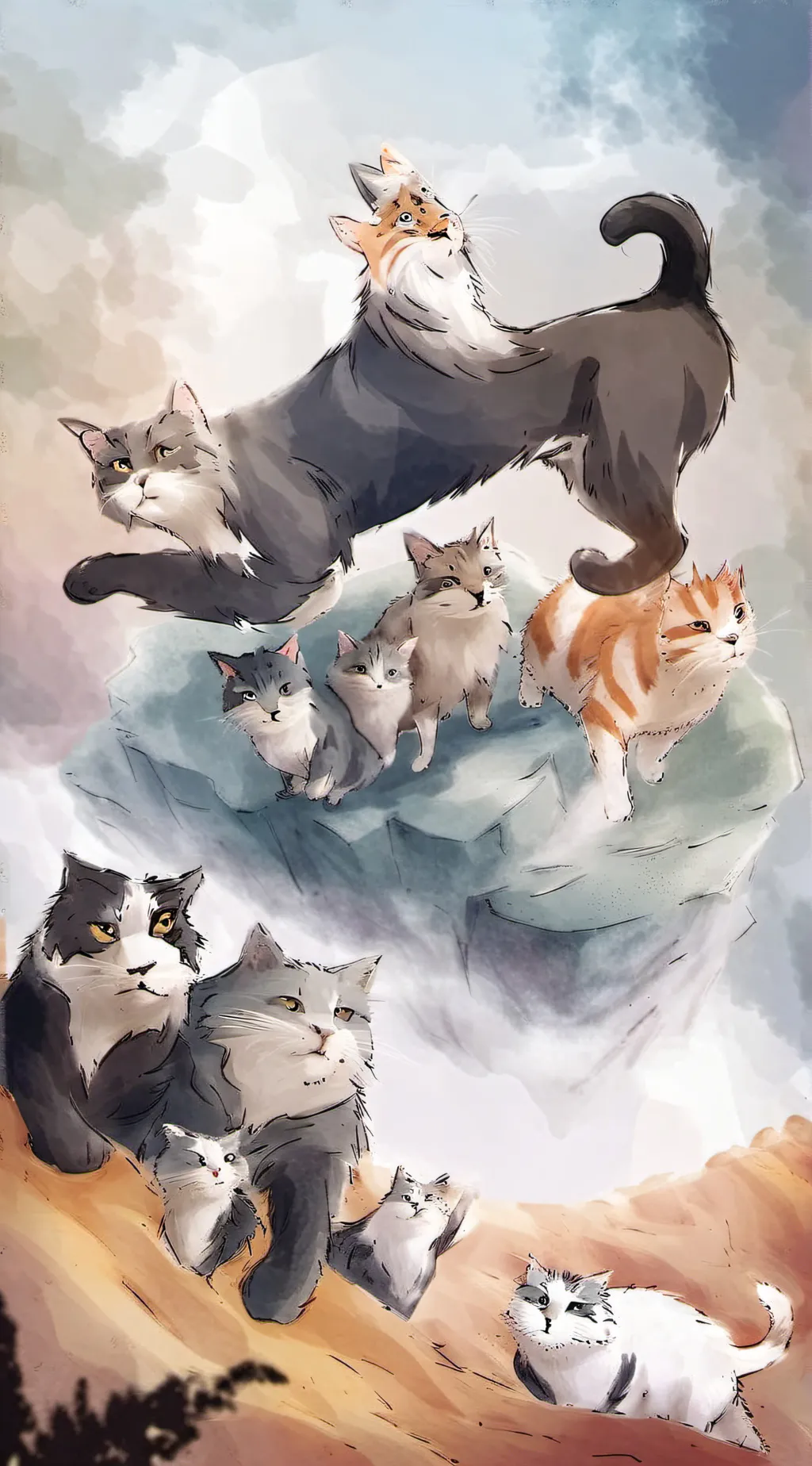 ai character: !!Warrior Cats!! background