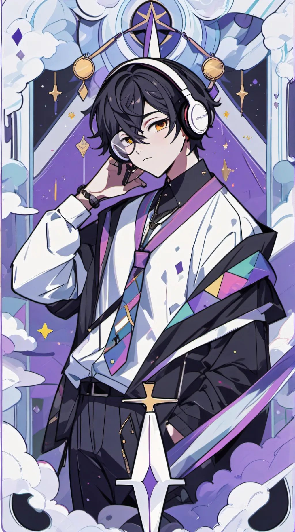 ai character: Ray background