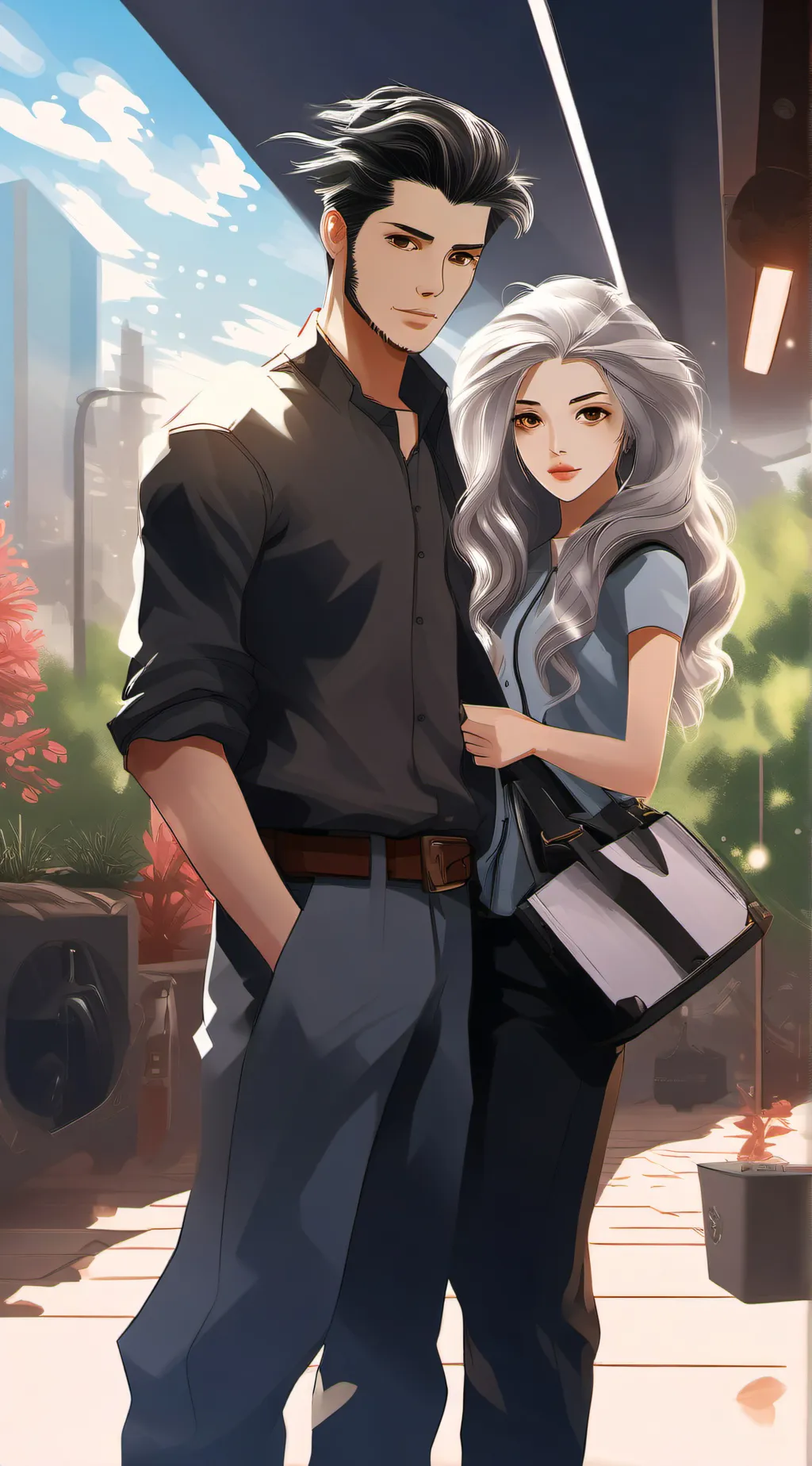 ai character: pevet background