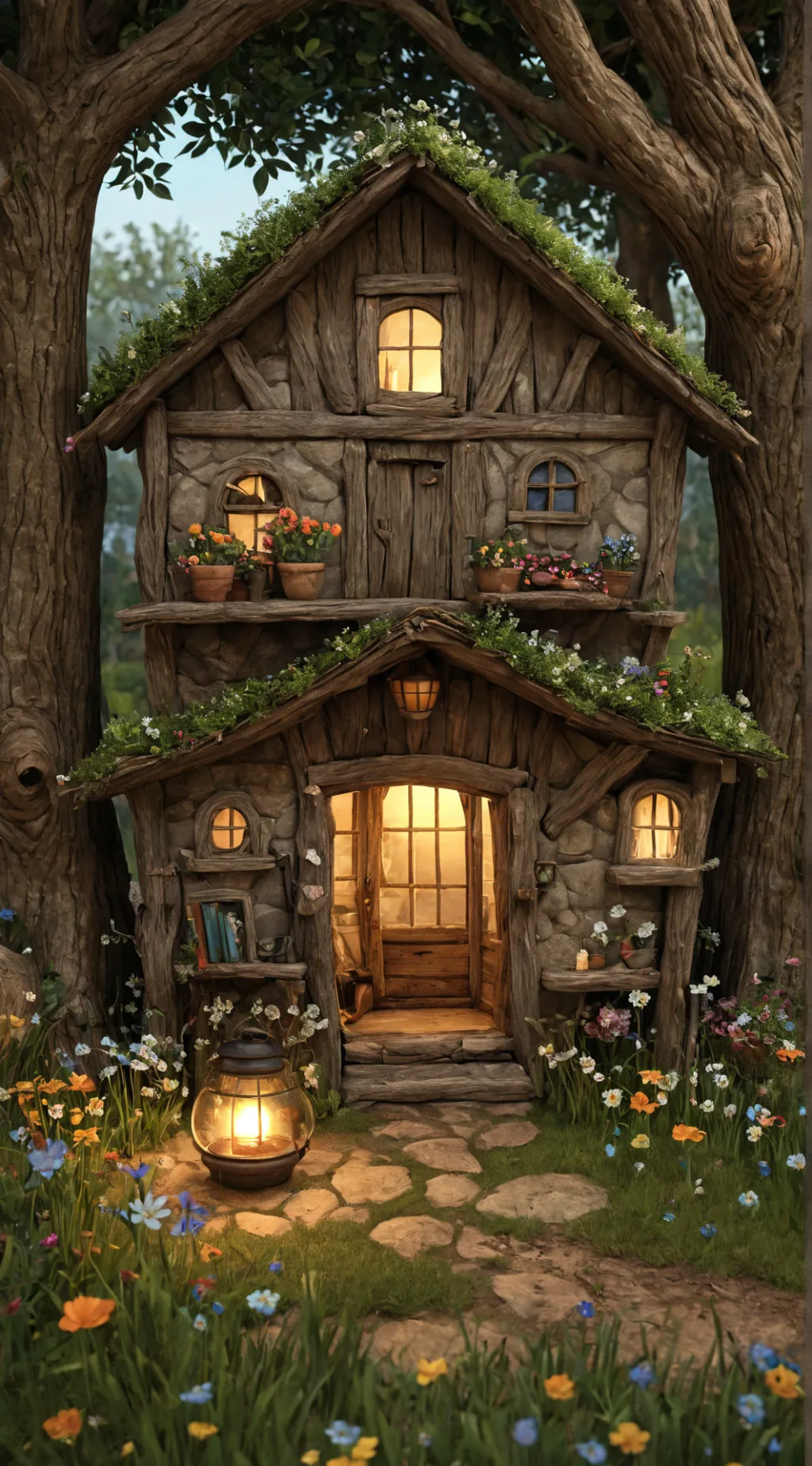 ai character: The burrow background