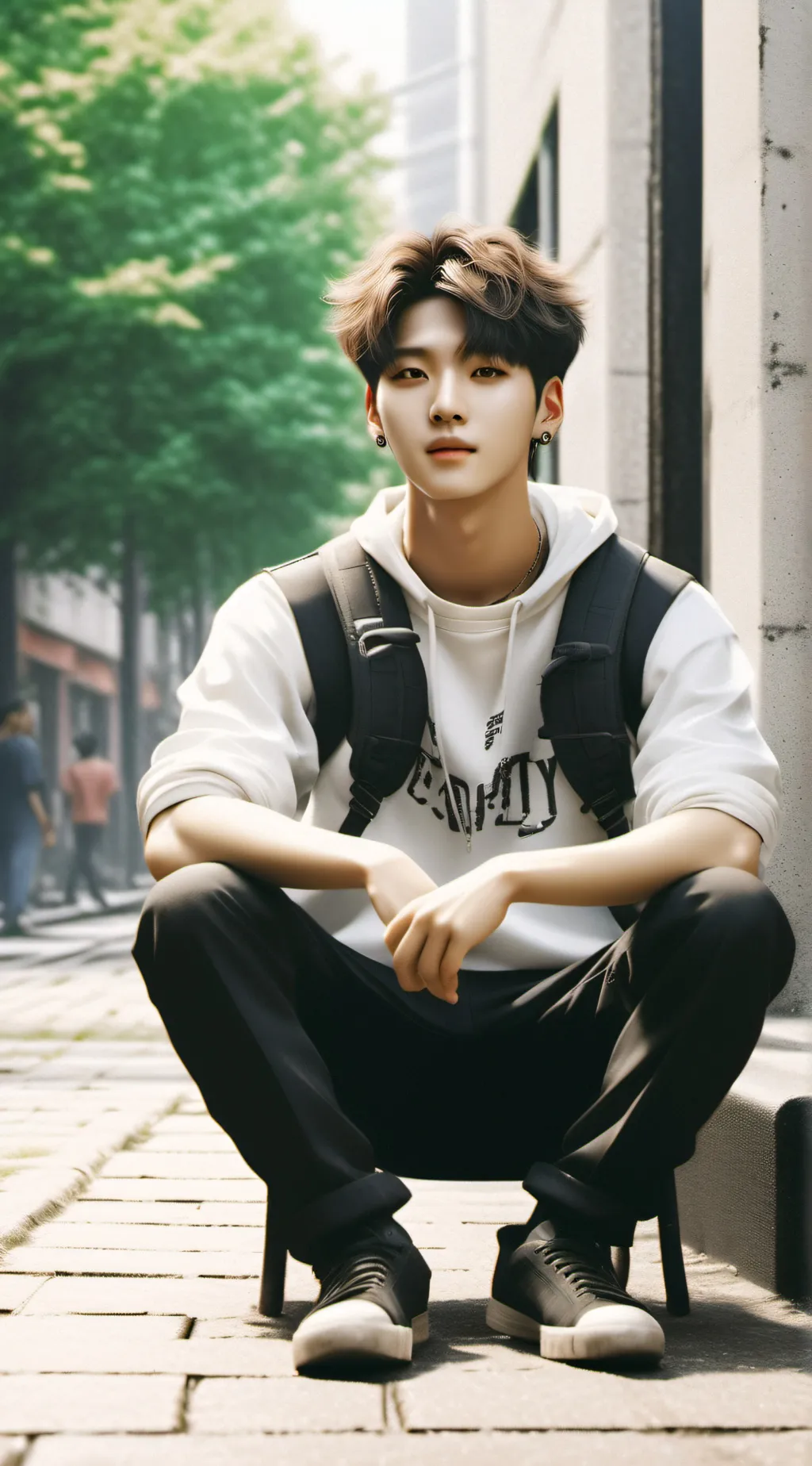 ai character: Skz Felix  background