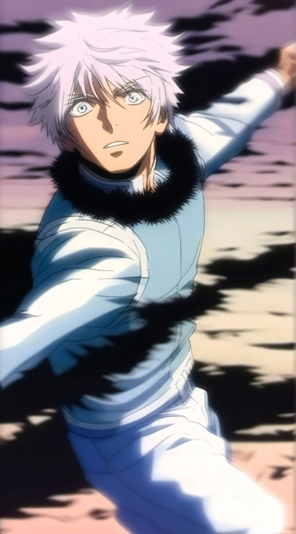 ai character: gojo saturo background