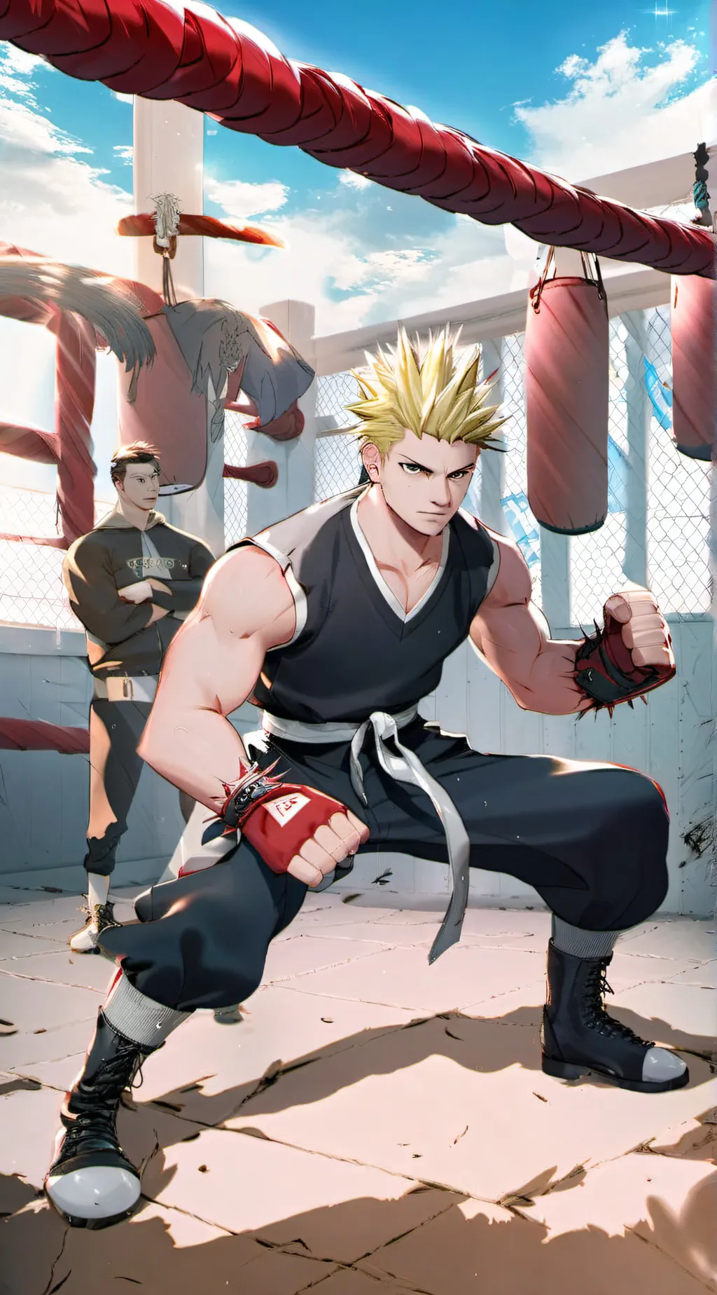 ai character: Mha tp to there:3 background