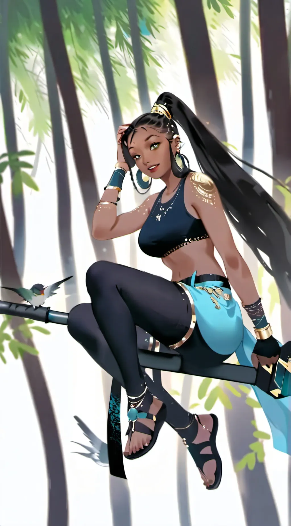 ai character: crush background