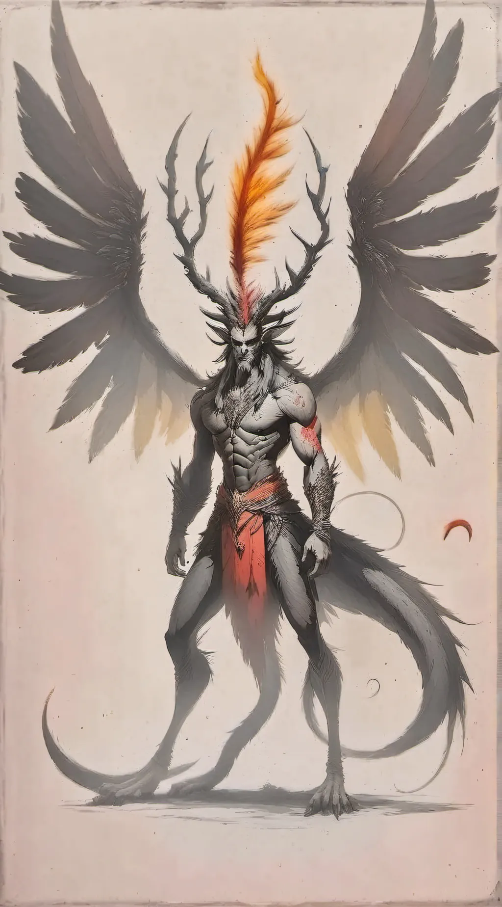 ai character: angels vs demons  background