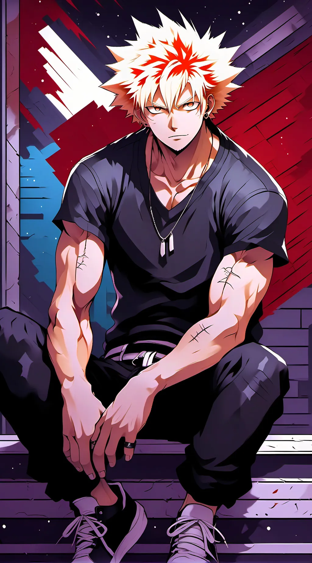 ai character: Bakugou's Katsuki background