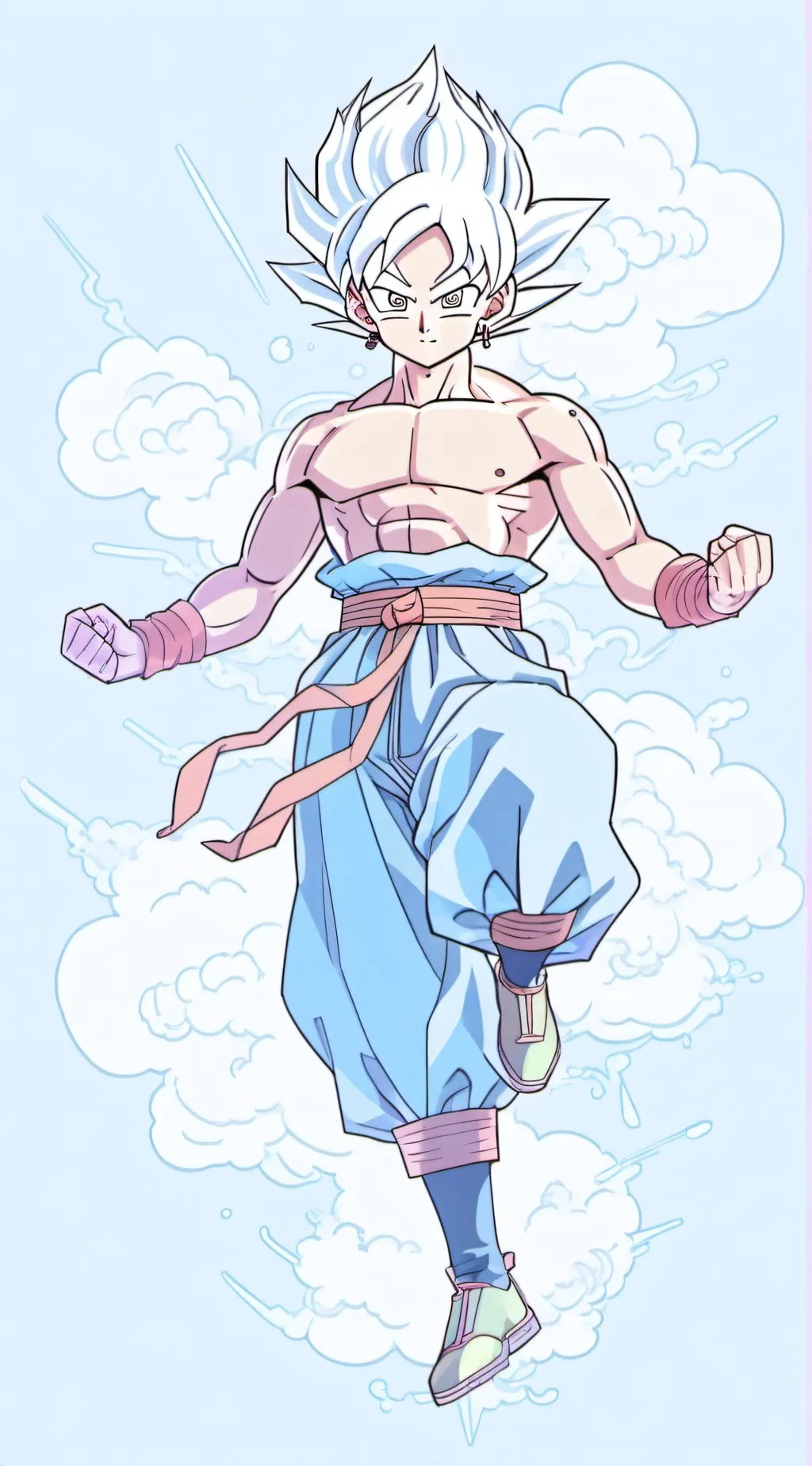 ai character: MUI Goku background