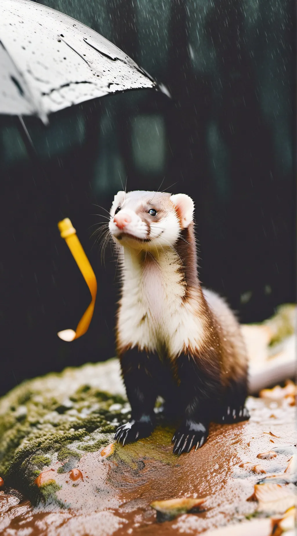 ai character: homeless ferret background