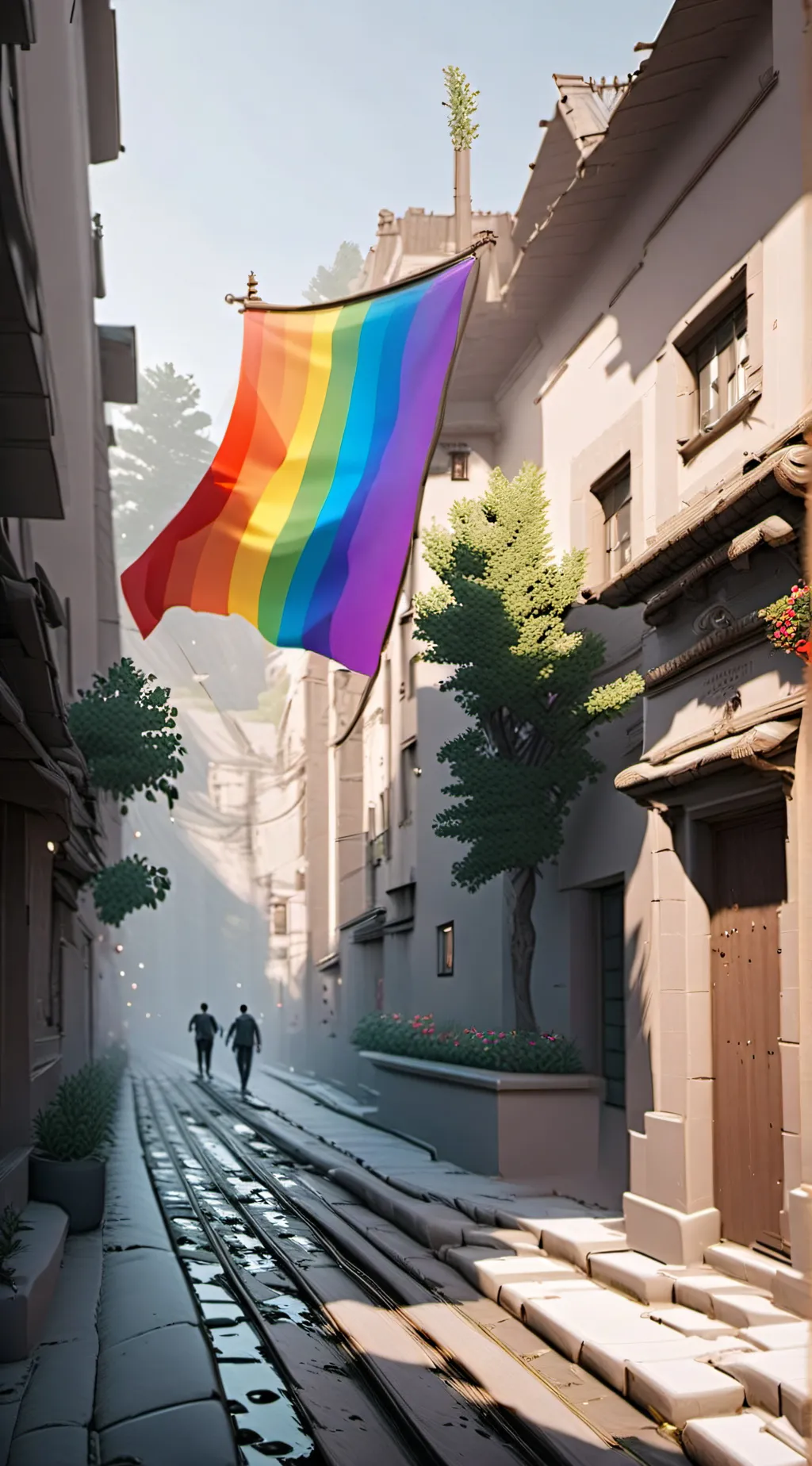 ai character: Gay-🏳‍🌈 background