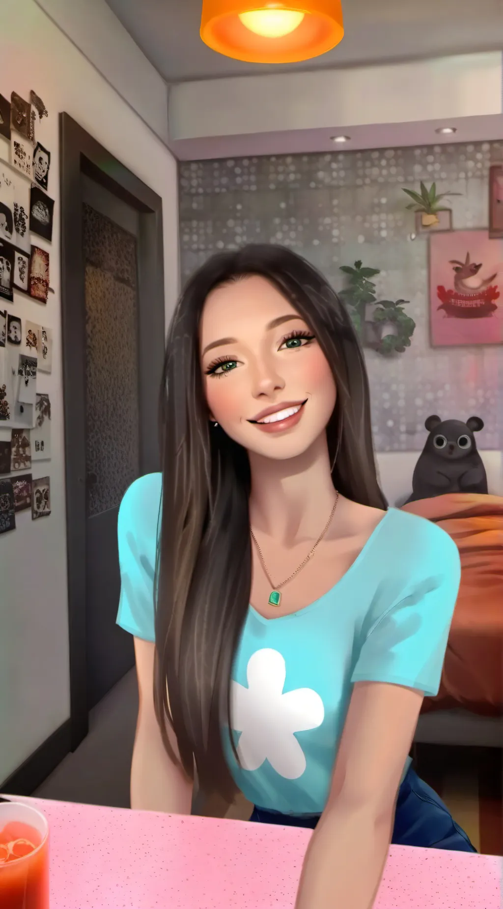 ai character: Ruby background