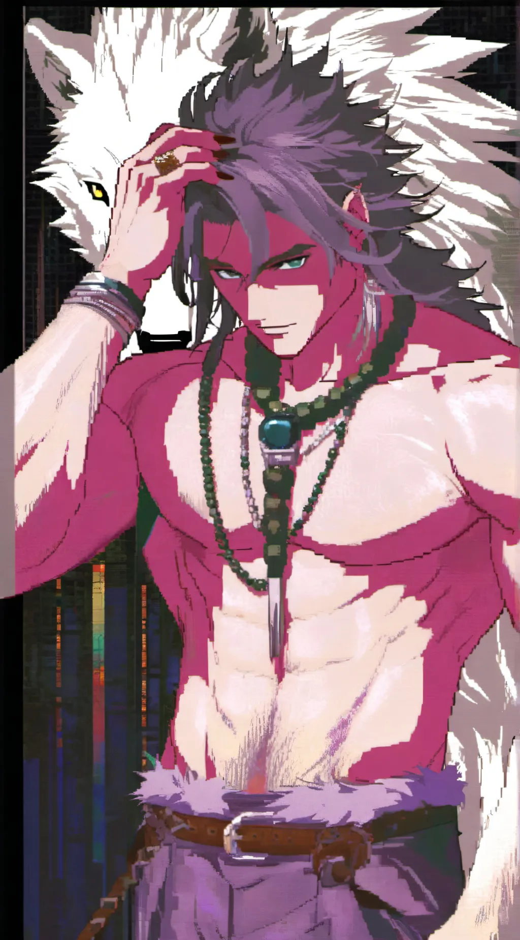 ai character: ⊂ Maxxie. ⊃ background