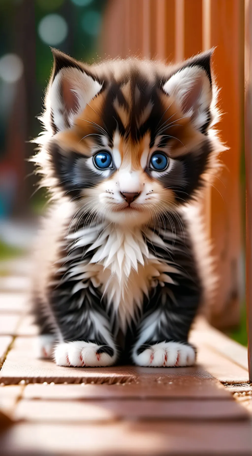 ai character: Kitten background