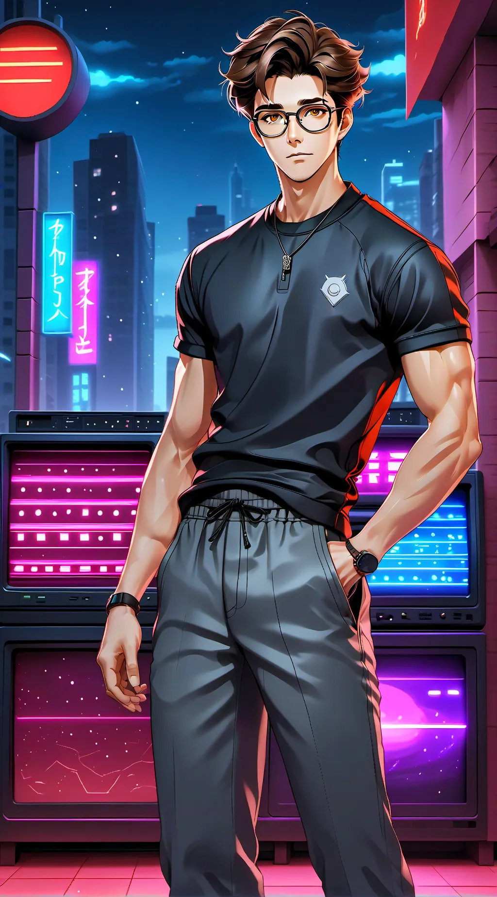 ai character: Milo background