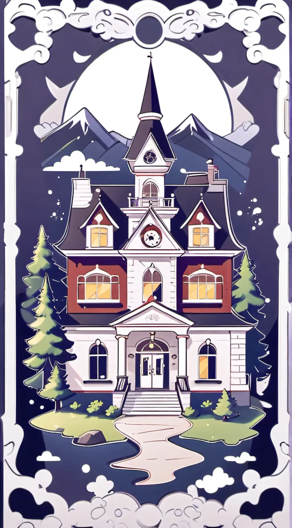 ai character: Fpe kindergarten background