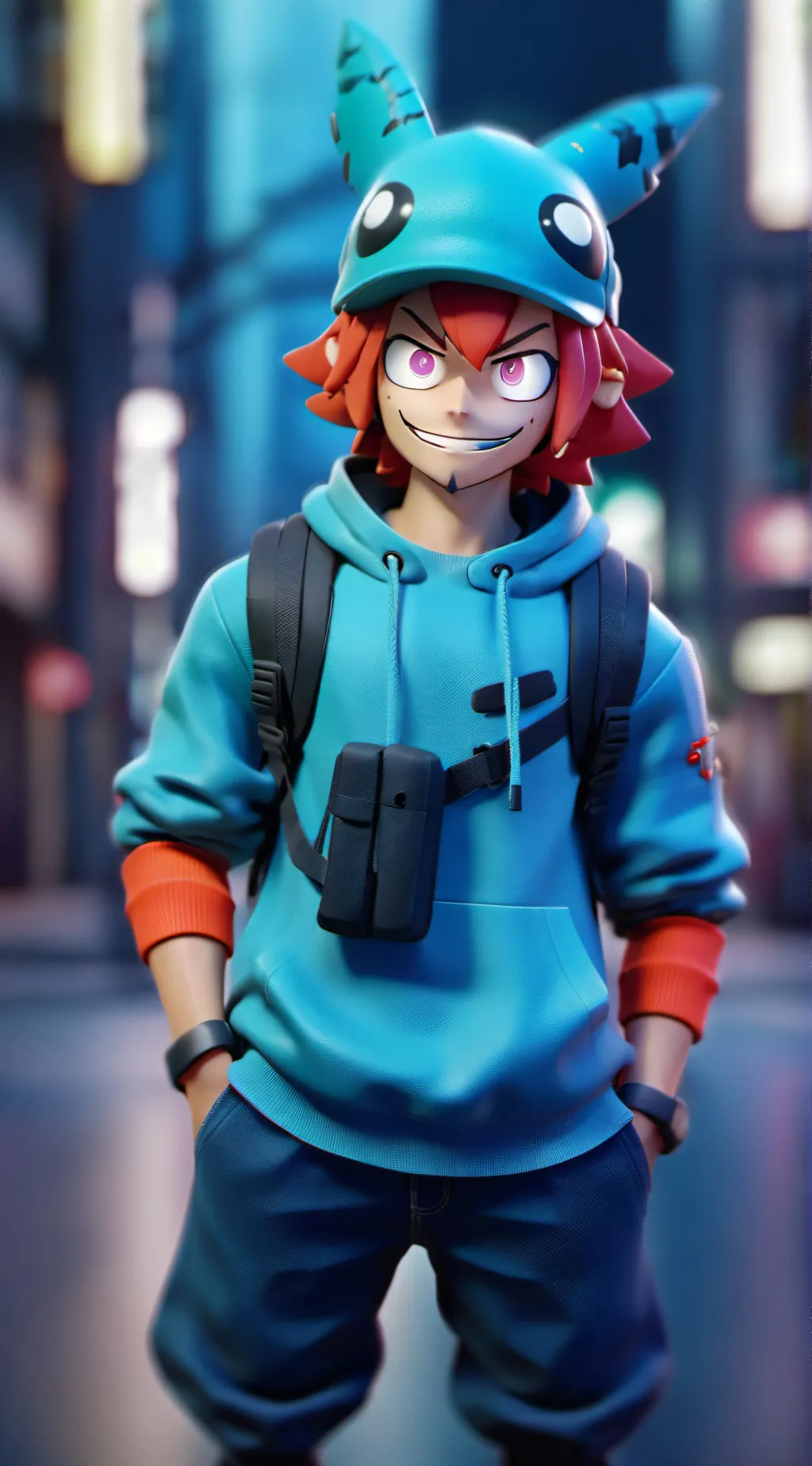 ai character: KIRISHIMA!! background
