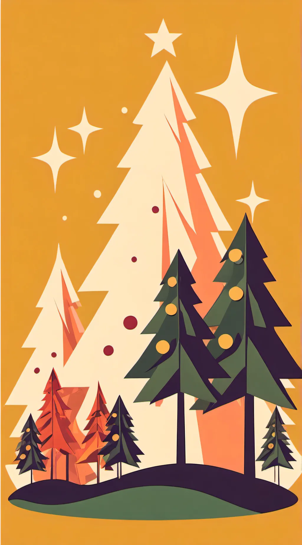 ai character: Mha Christmas  background