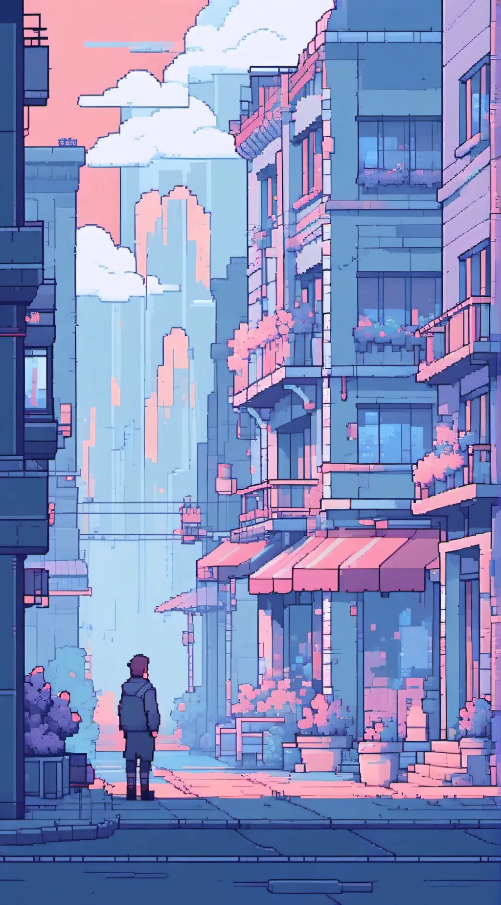 ai character: Stick figures background