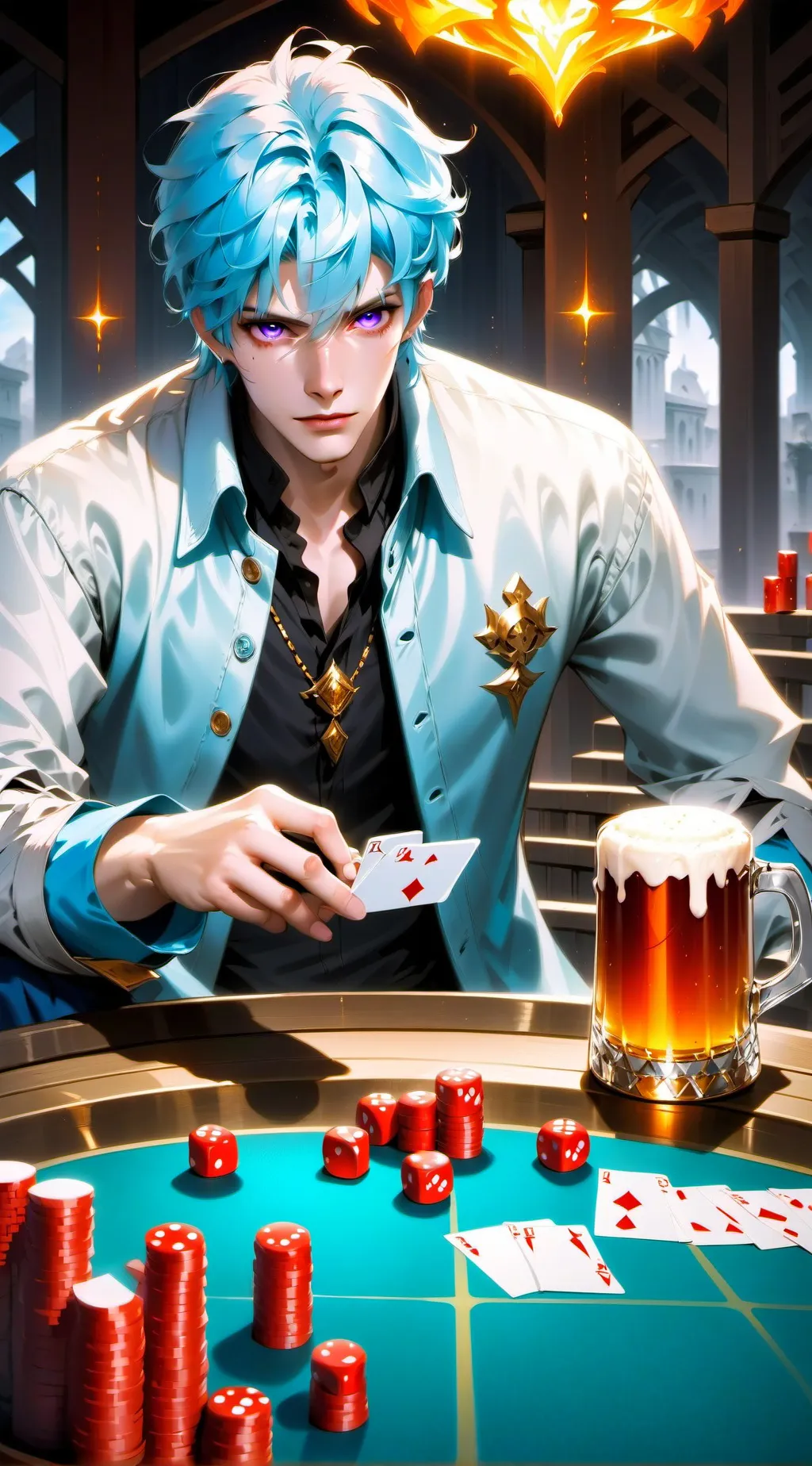 ai character: MHA missions background