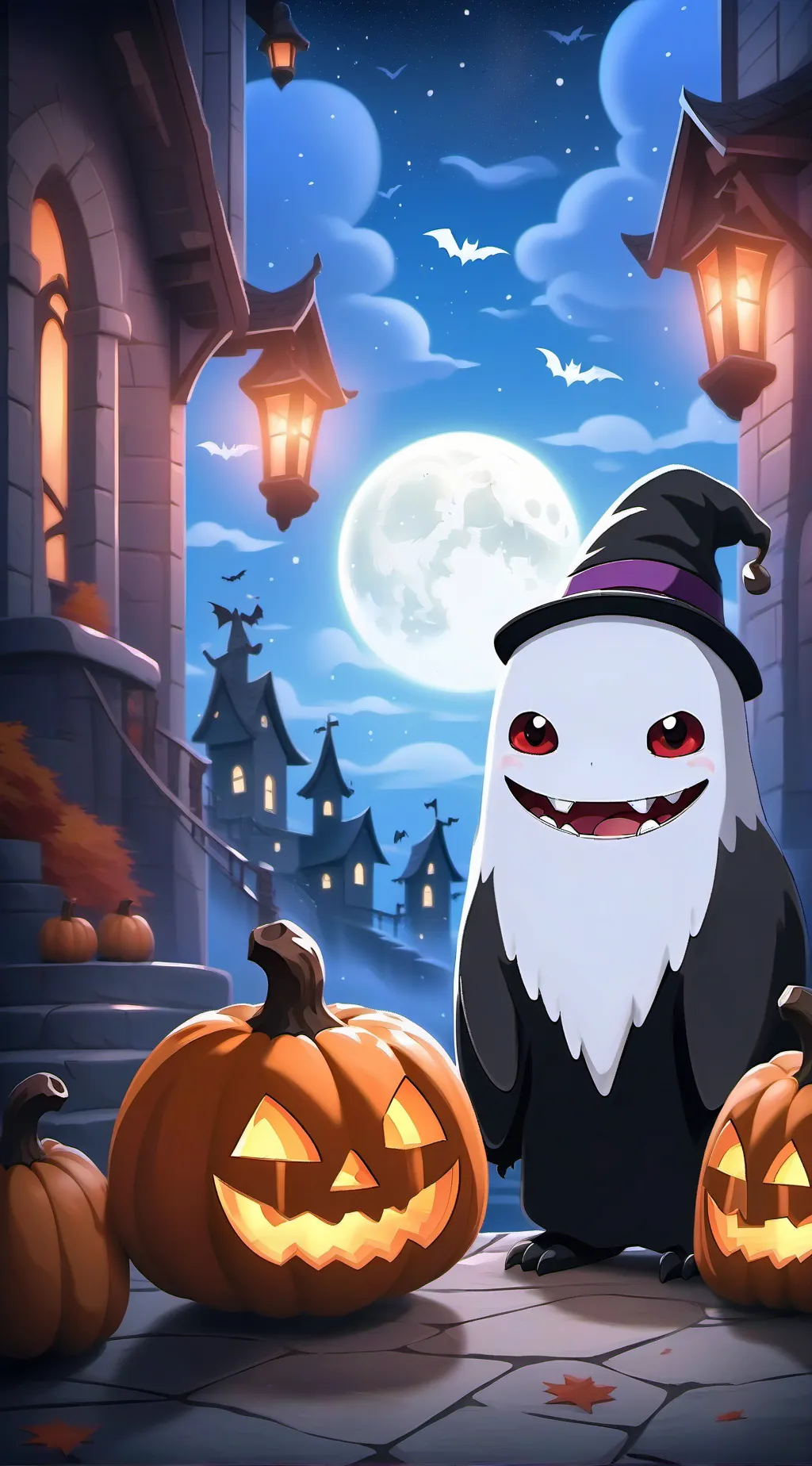 ai character: CH HALLOWEEN!! background