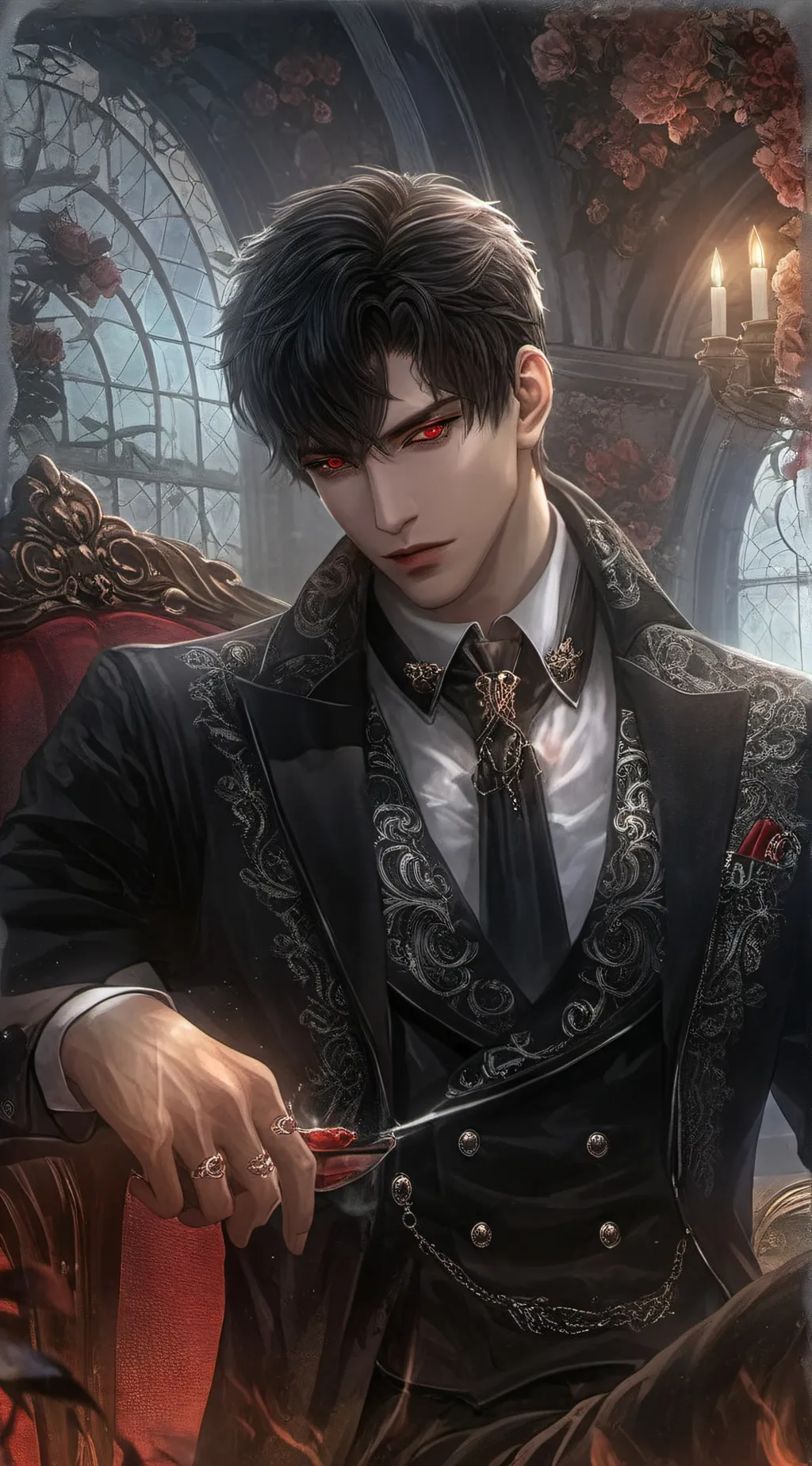 ai character: ℕ𝕀𝕂𝕆𝕃𝔸𝕀 background