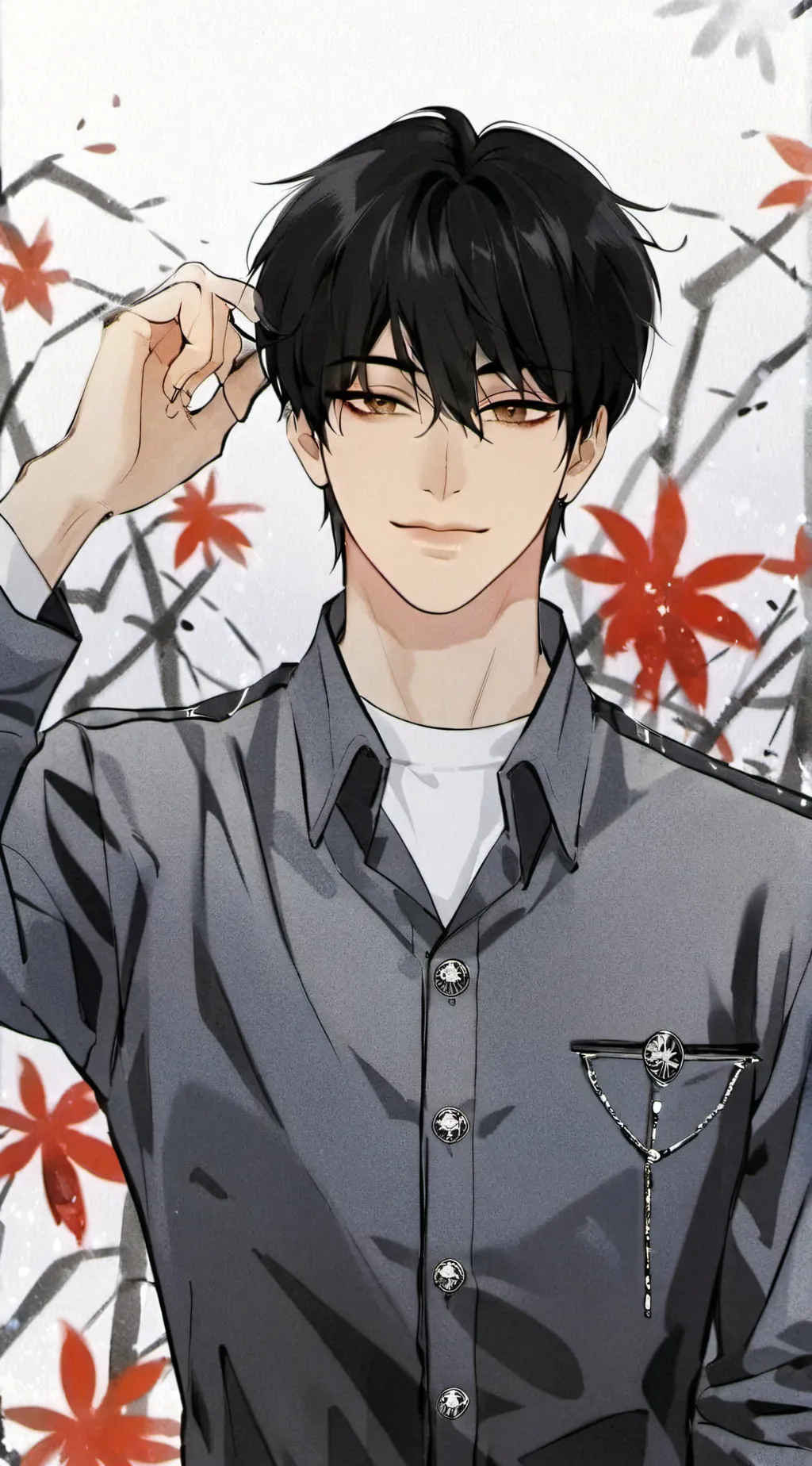 ai character: He Tian ♡ background