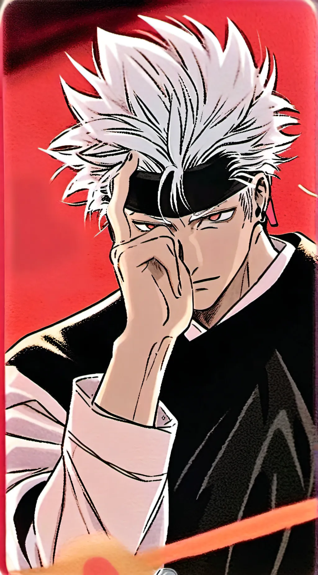 ai character: Gojo X sukuna background