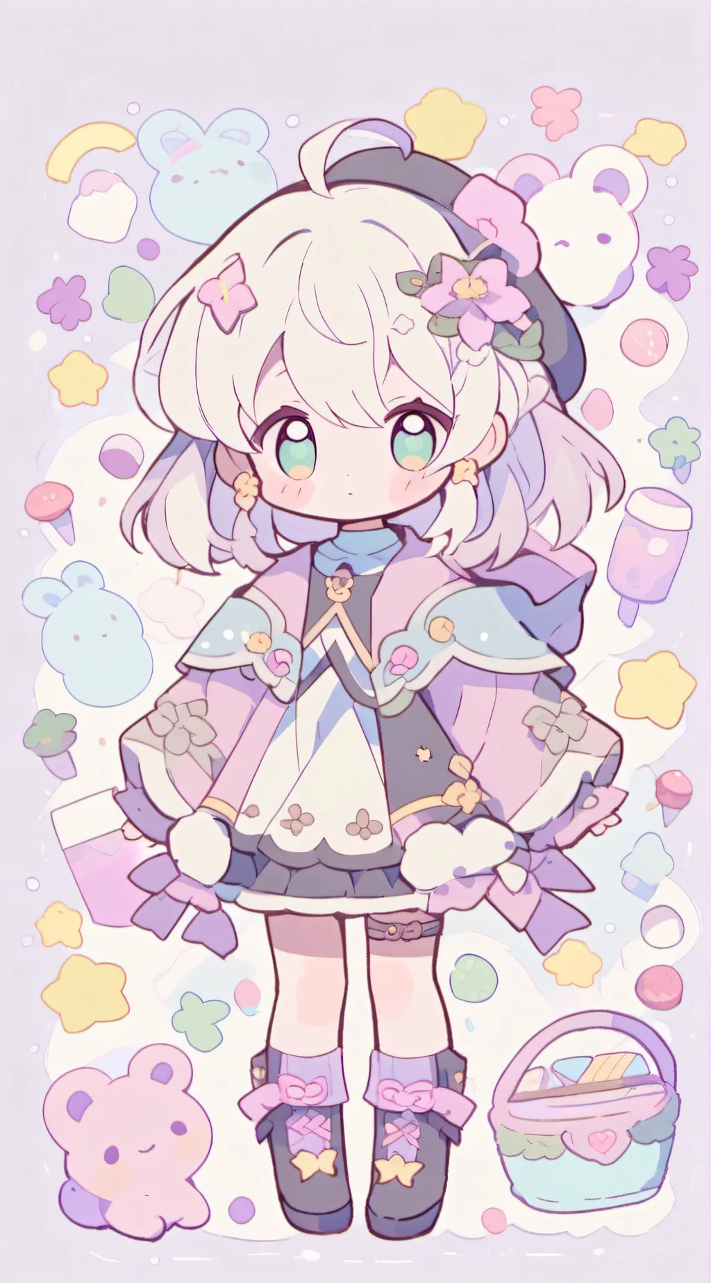 ai character: KINDERGARTEN  background