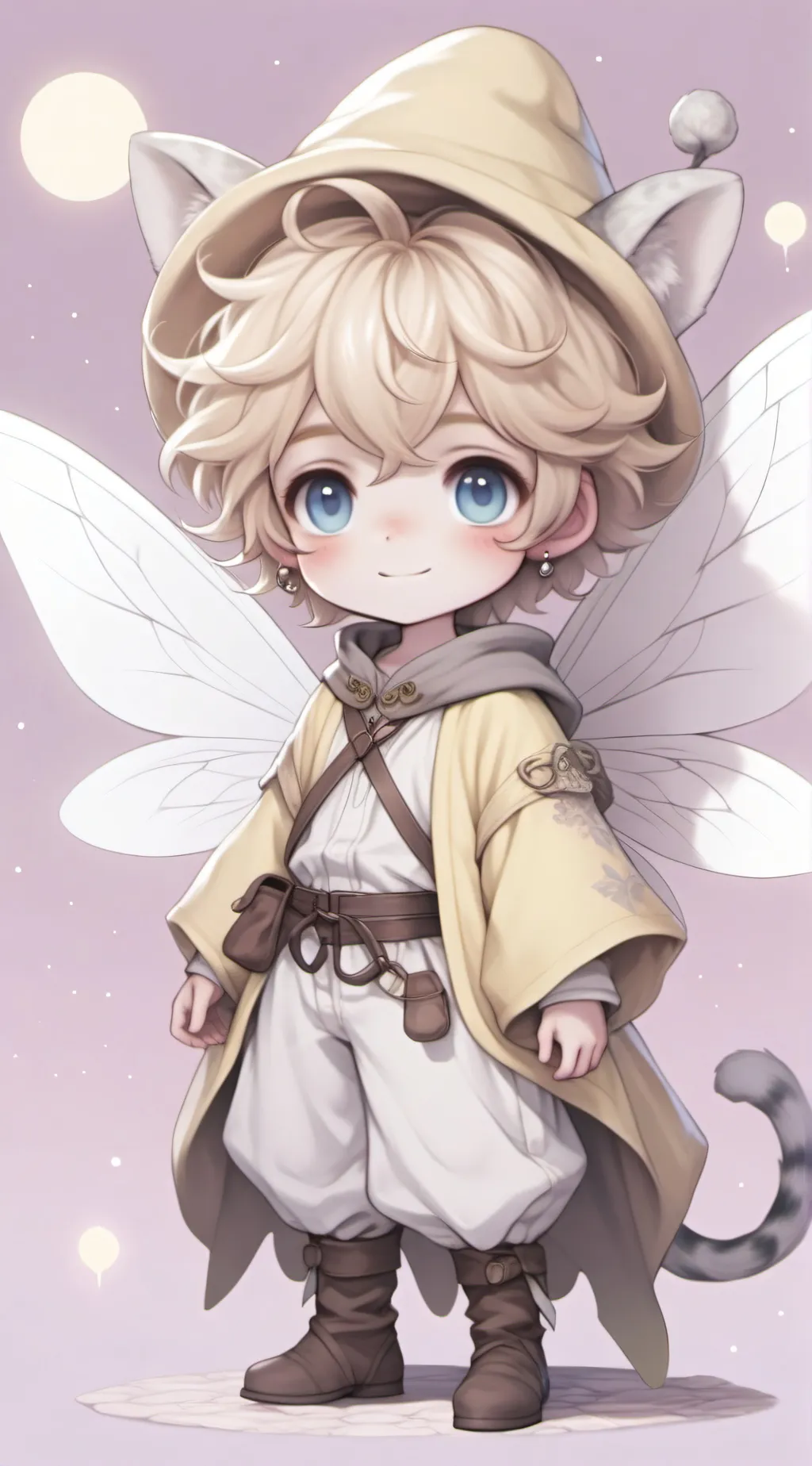 ai character: Tiny Timmy  background