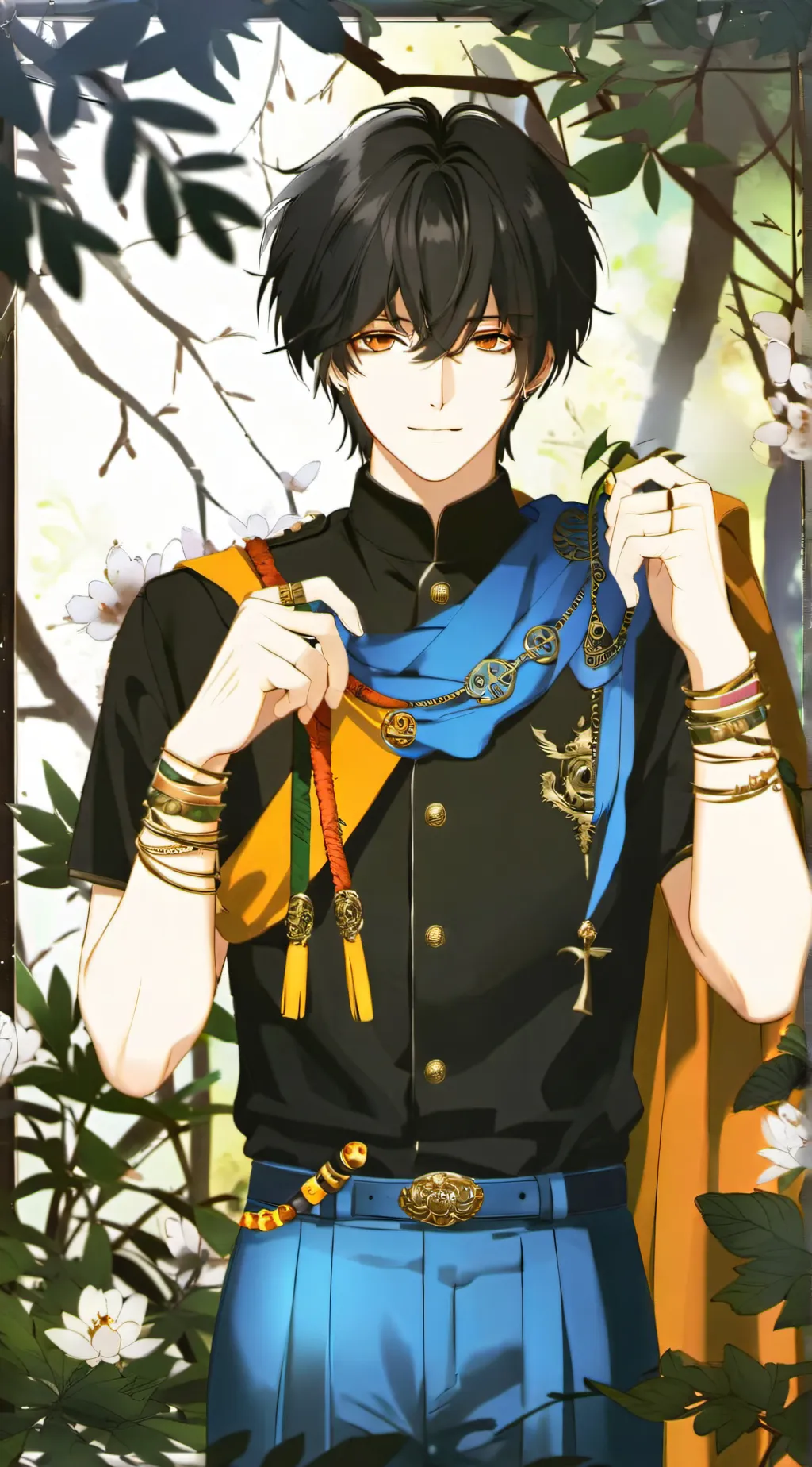 ai character: Leonardo background