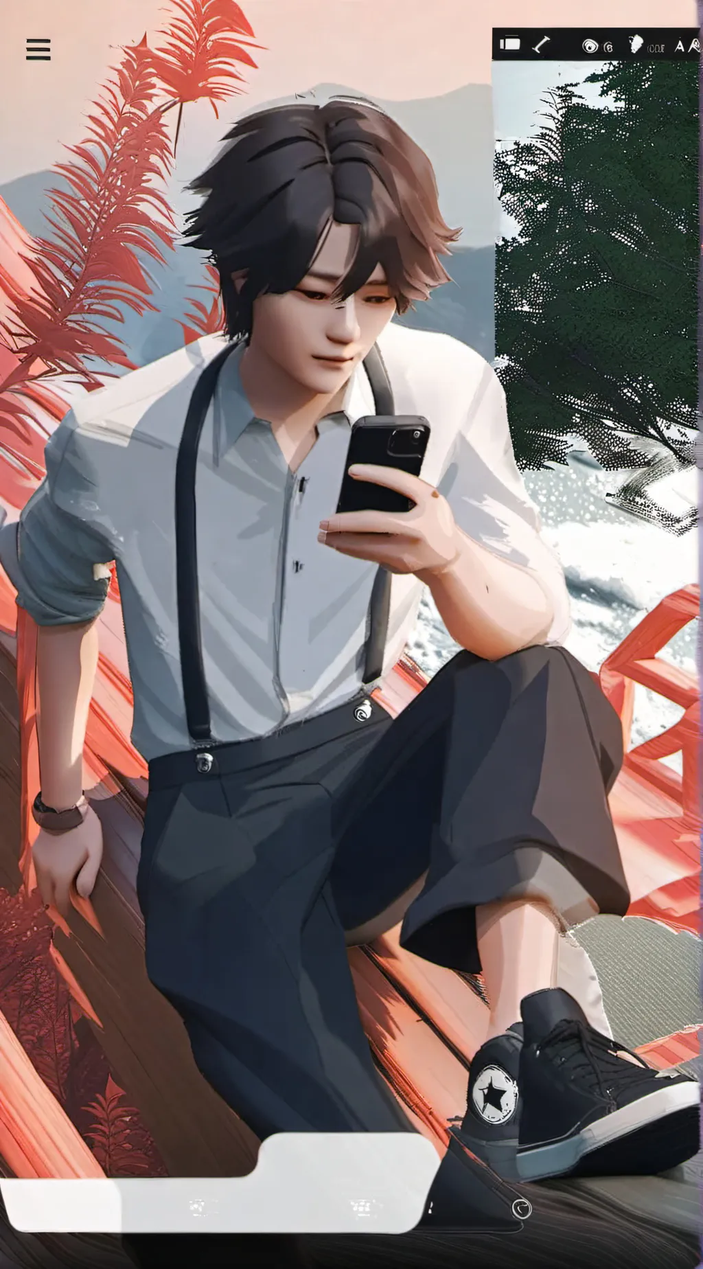 ai character: Junkook background