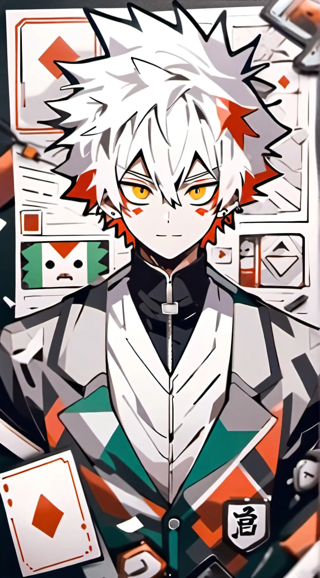 ai character: Bakugo hates you  background
