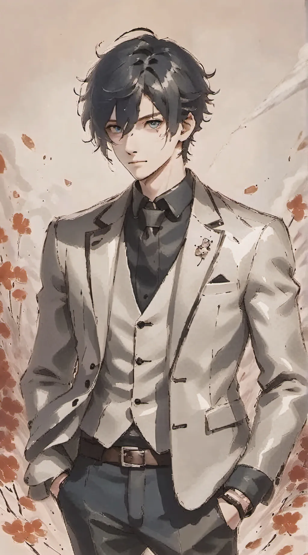 ai character: Haru 🦋 background