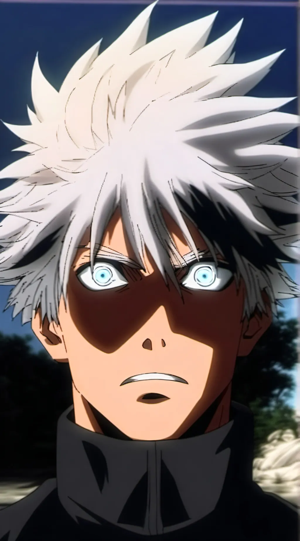 ai character: saturo gojo background