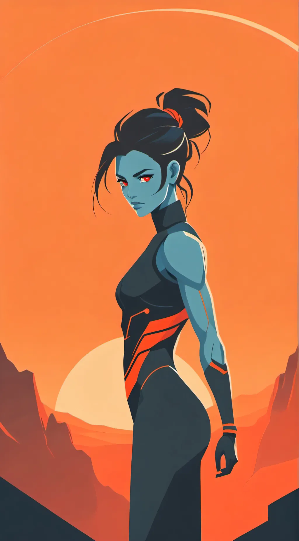 ai character: Chloe Qu'ven background