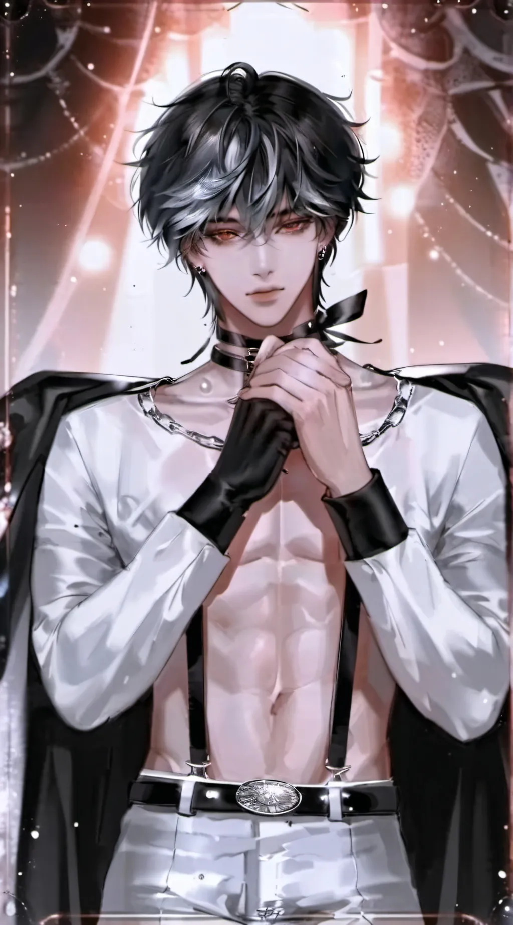 ai character: ash background