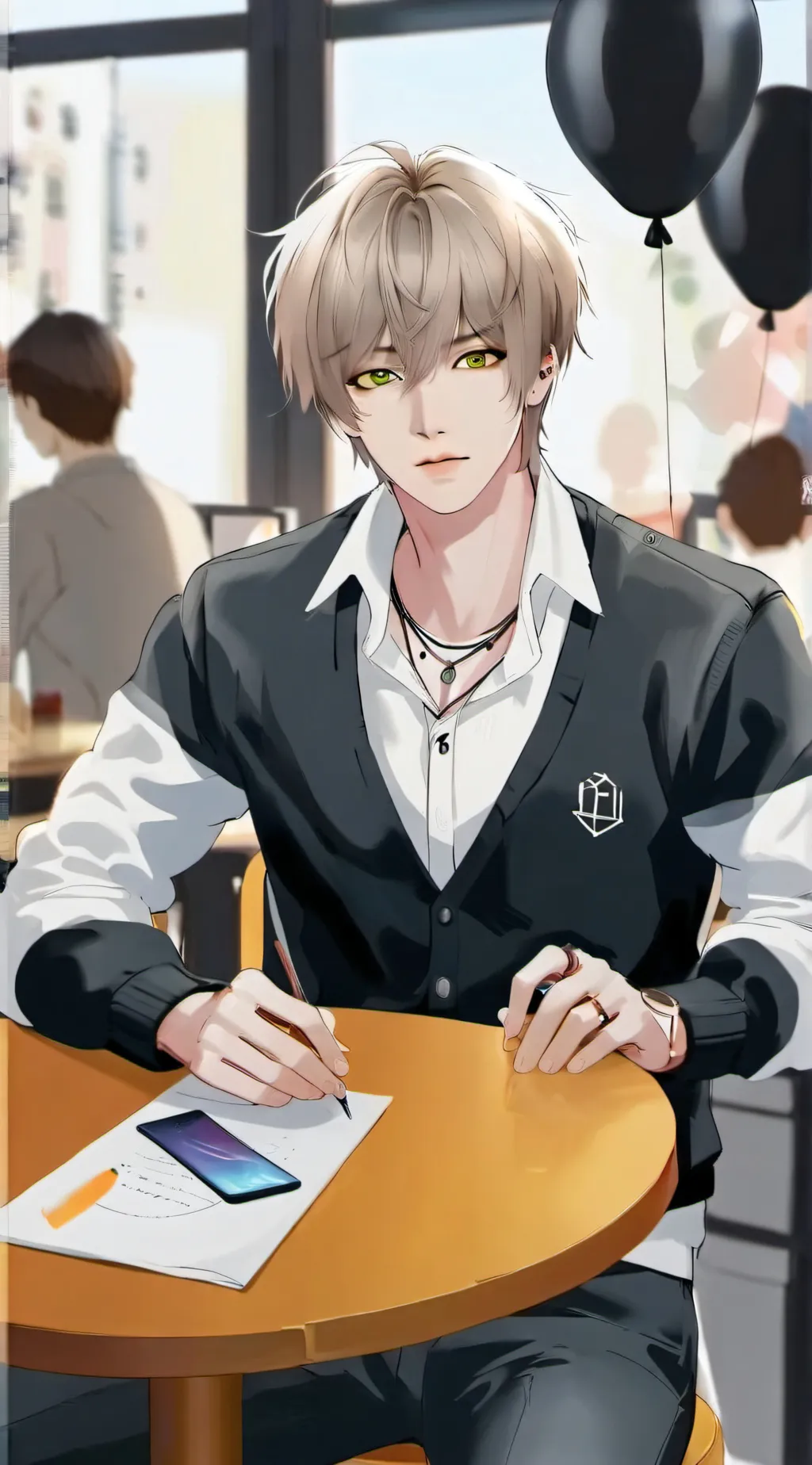 ai character: bakugo background