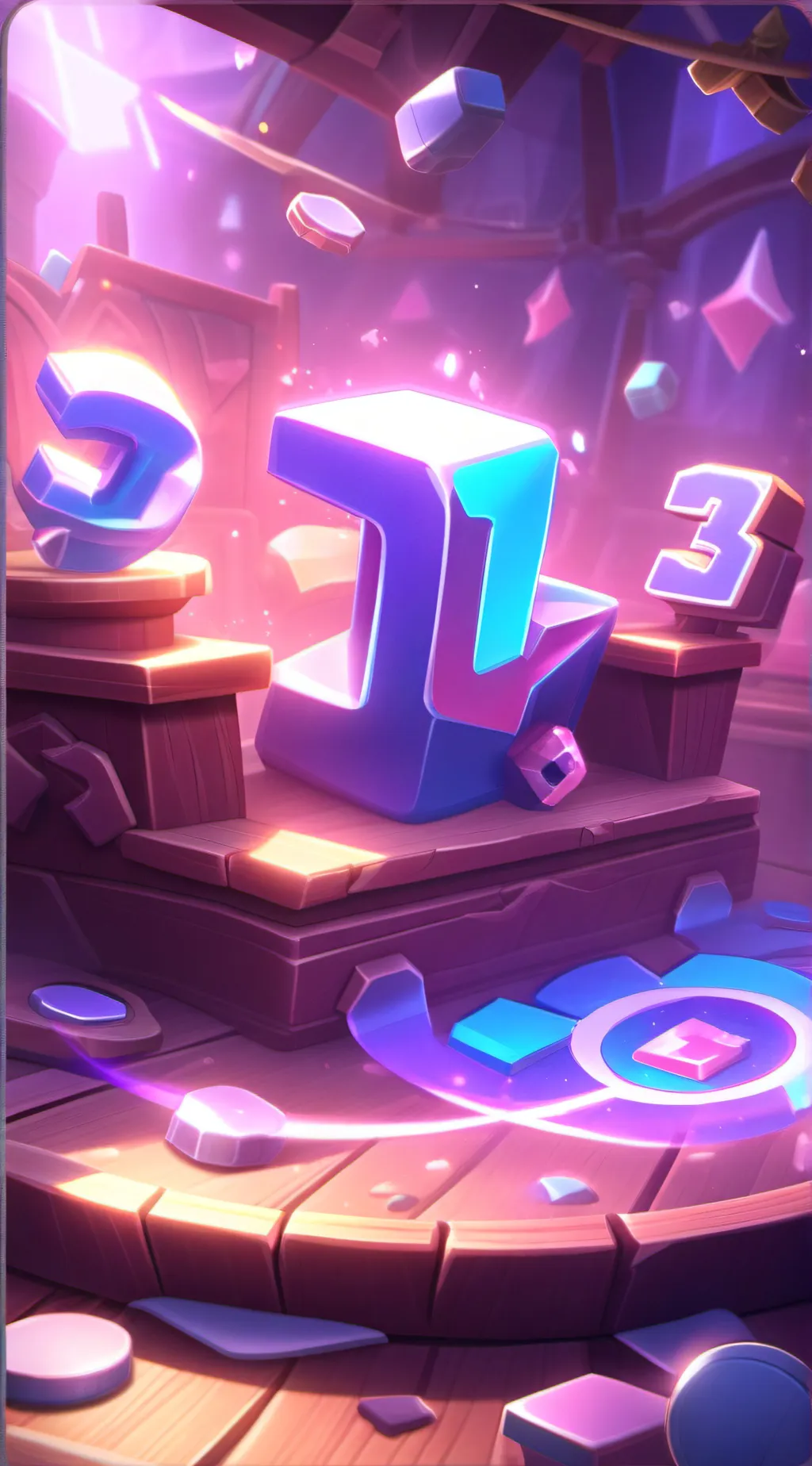 ai character: numbers background