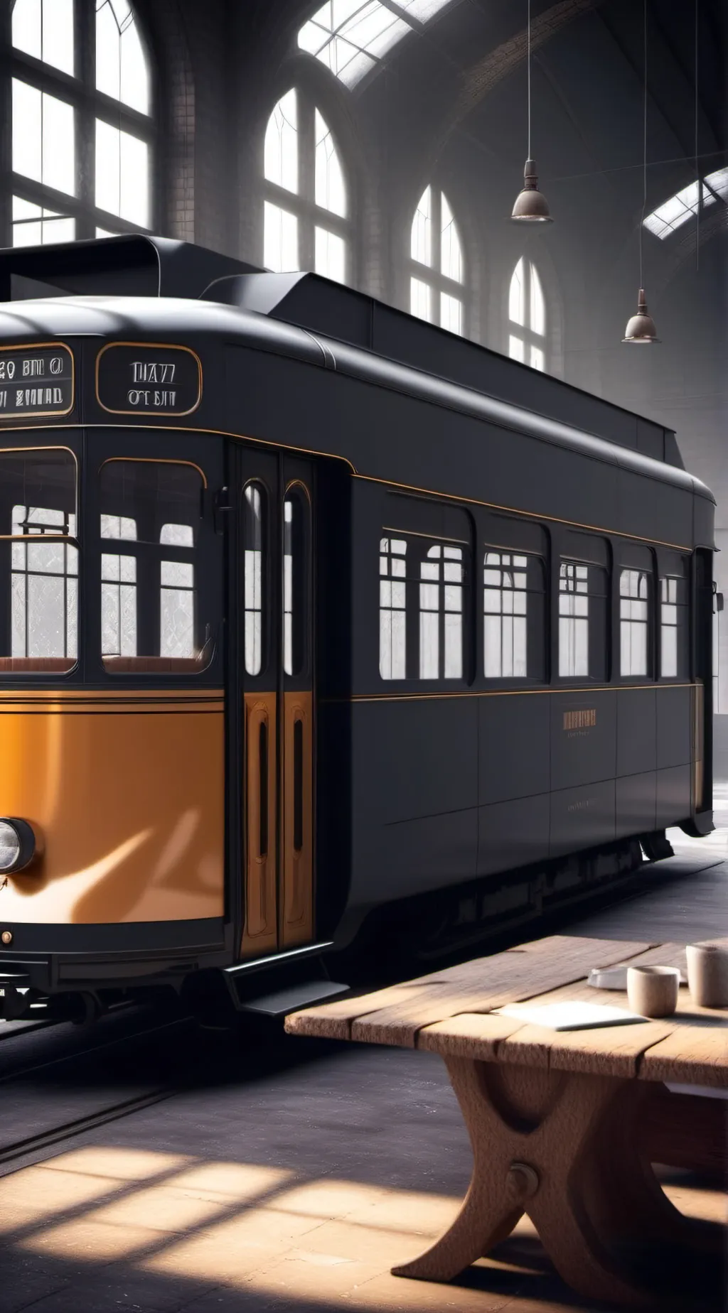 ai character: LuxeRide Express background