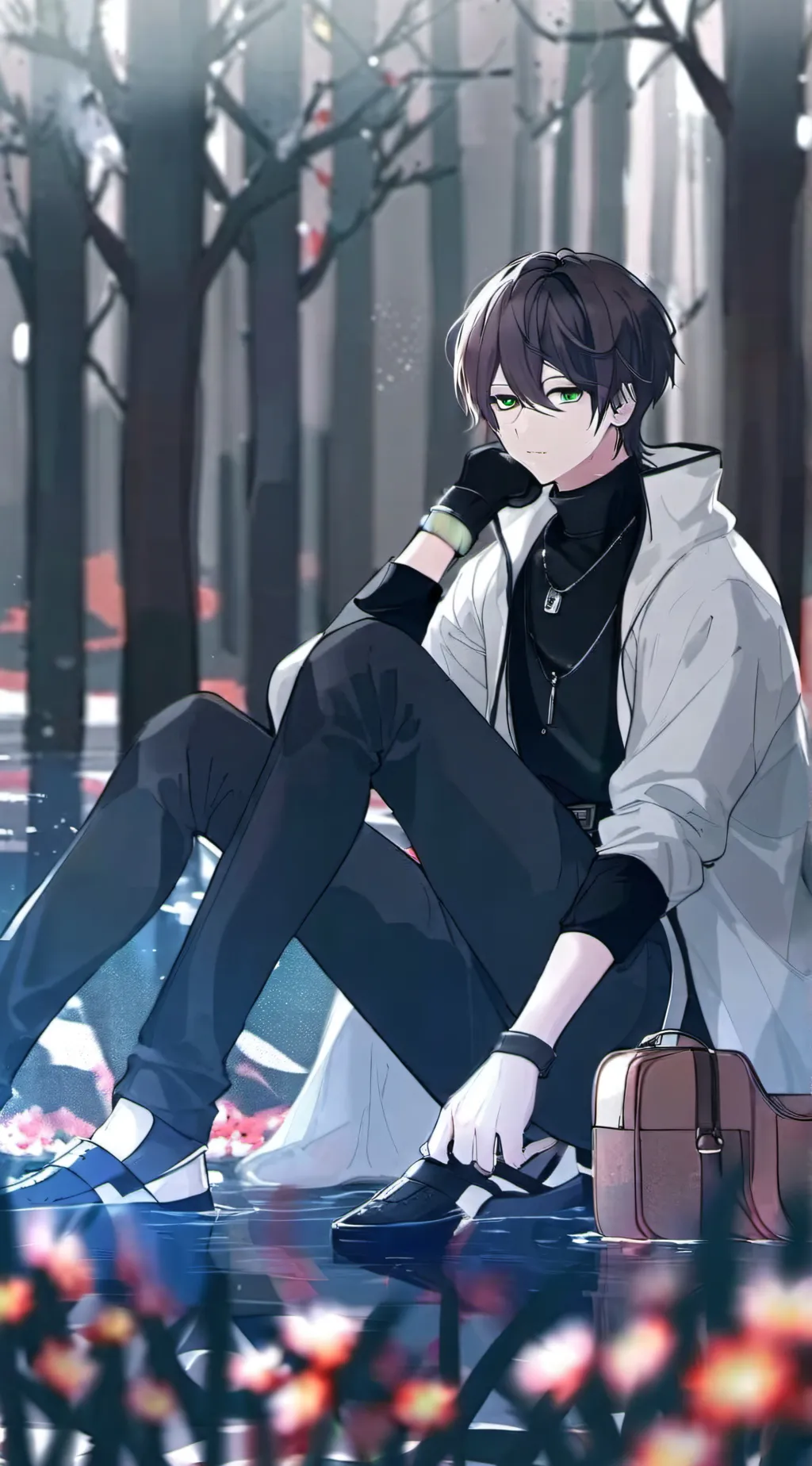 ai character: Xander  background