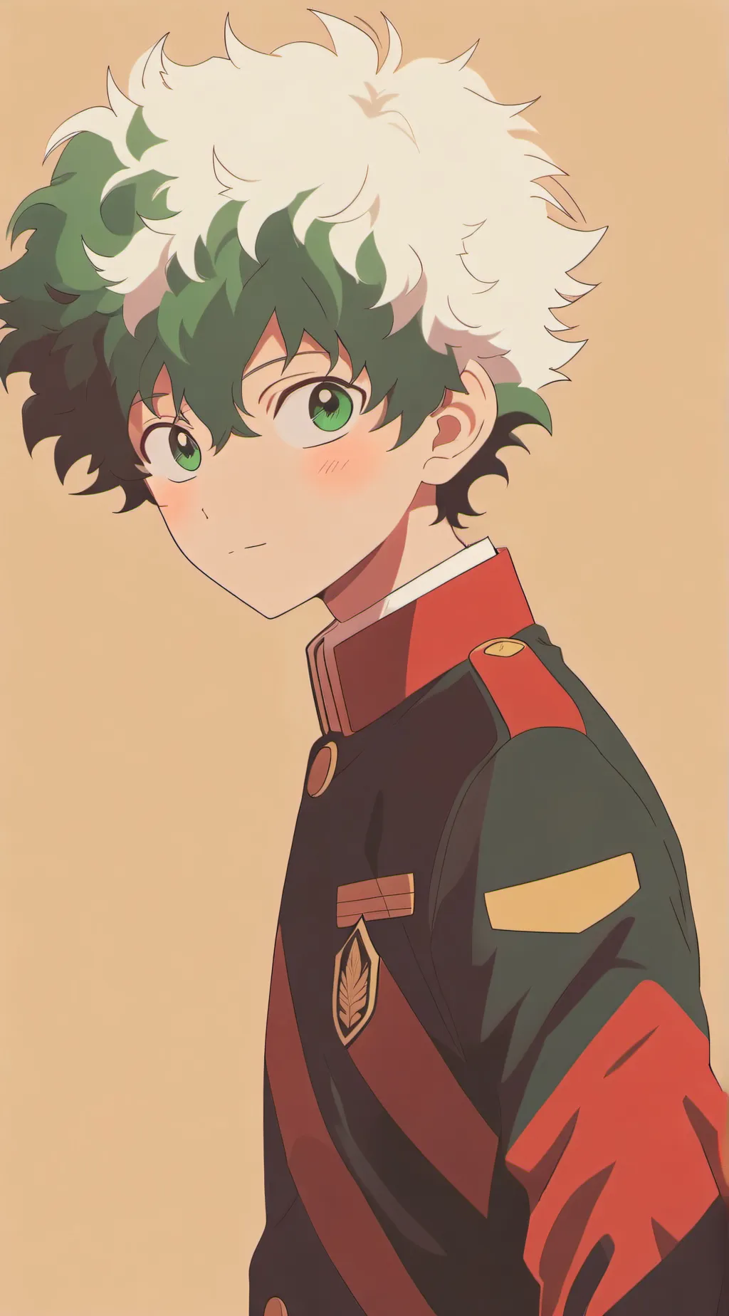 ai character: Izuku midorya background