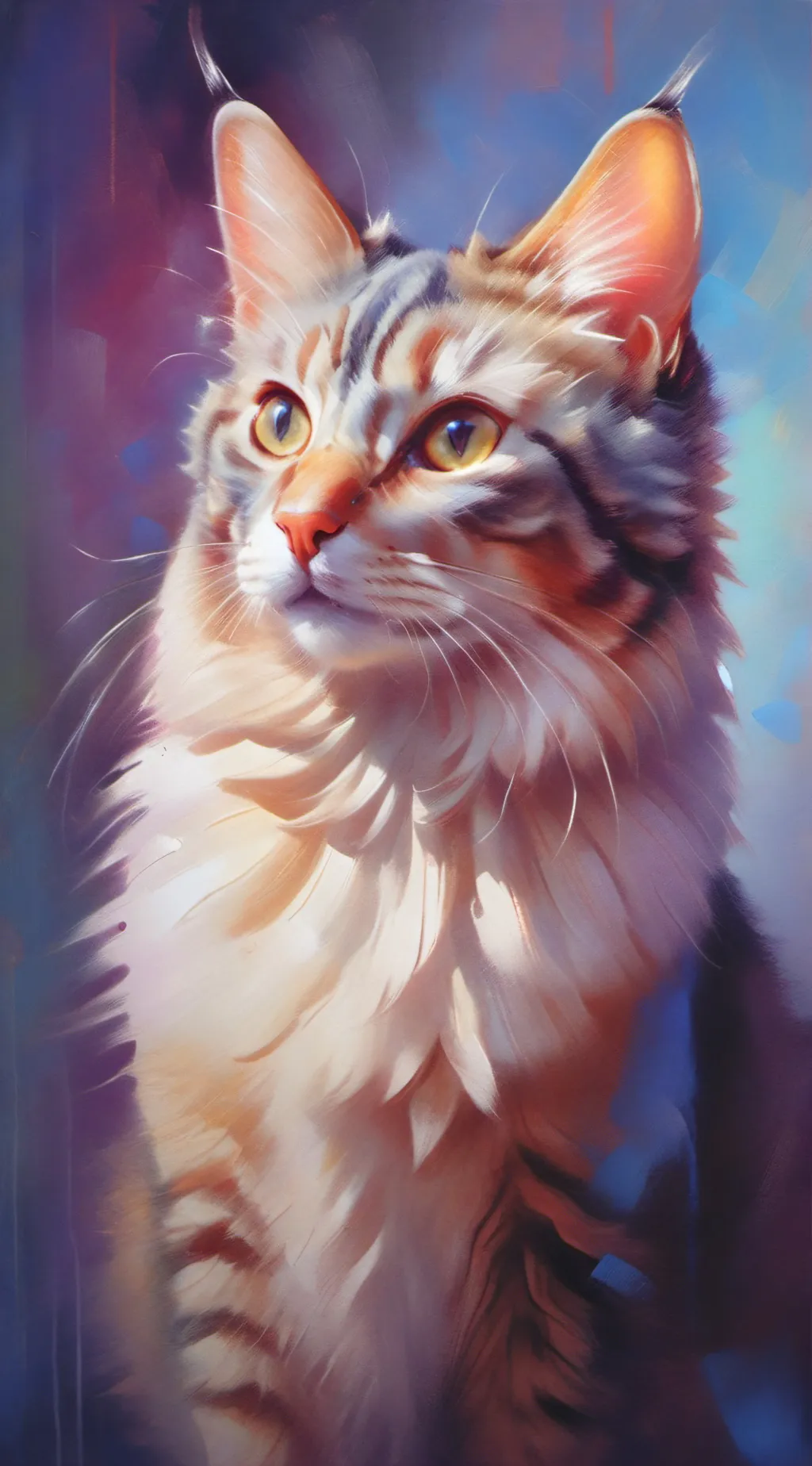 ai character: Homeless Cat~𓃠 background