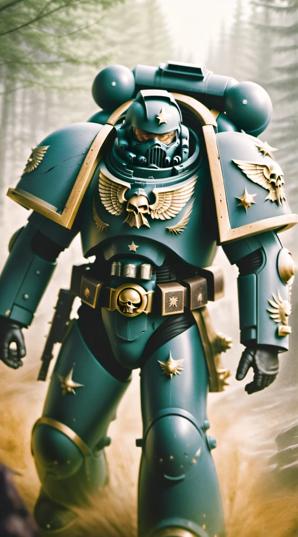 ai character: Space Marine background