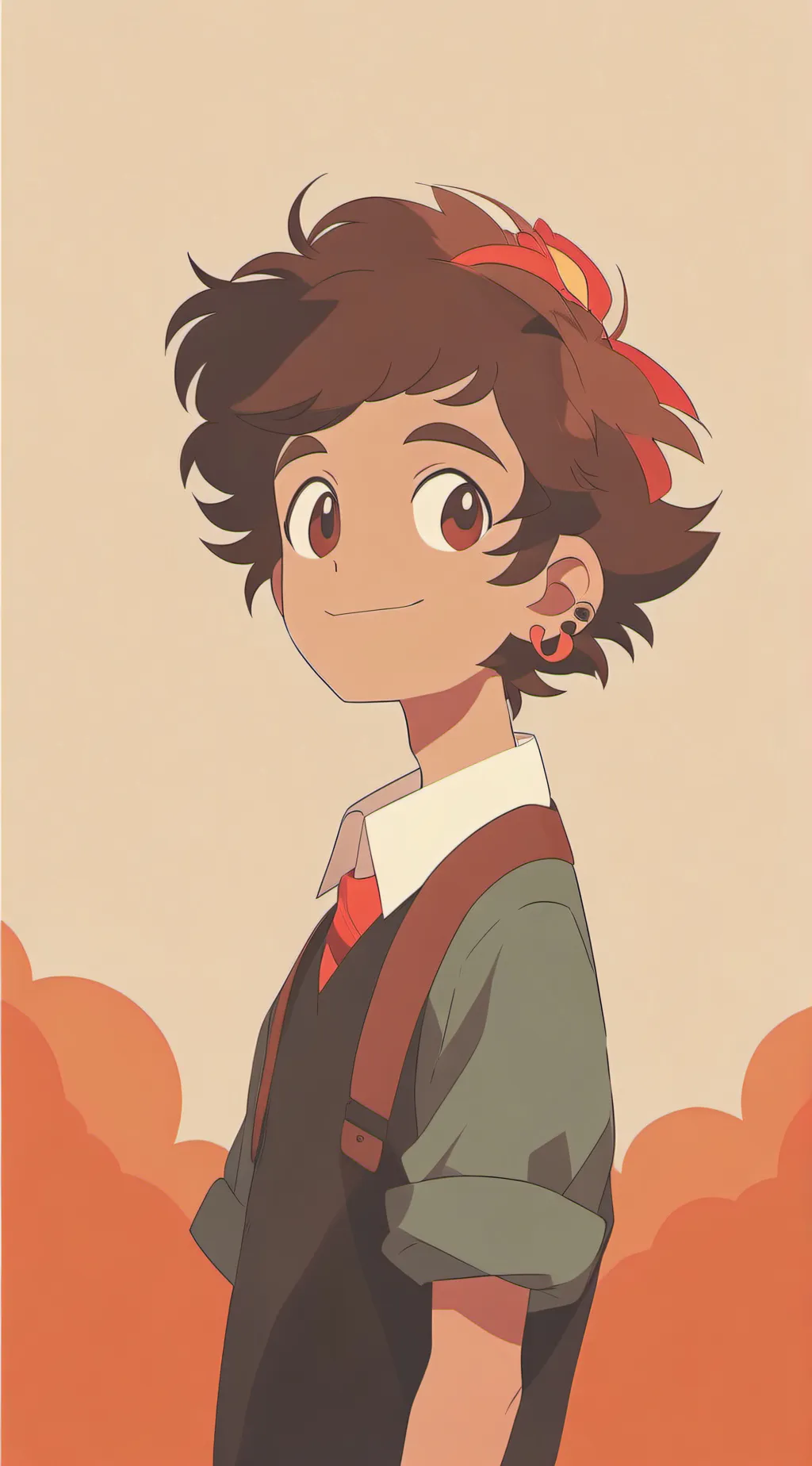 ai character: Carmen and Leo  background