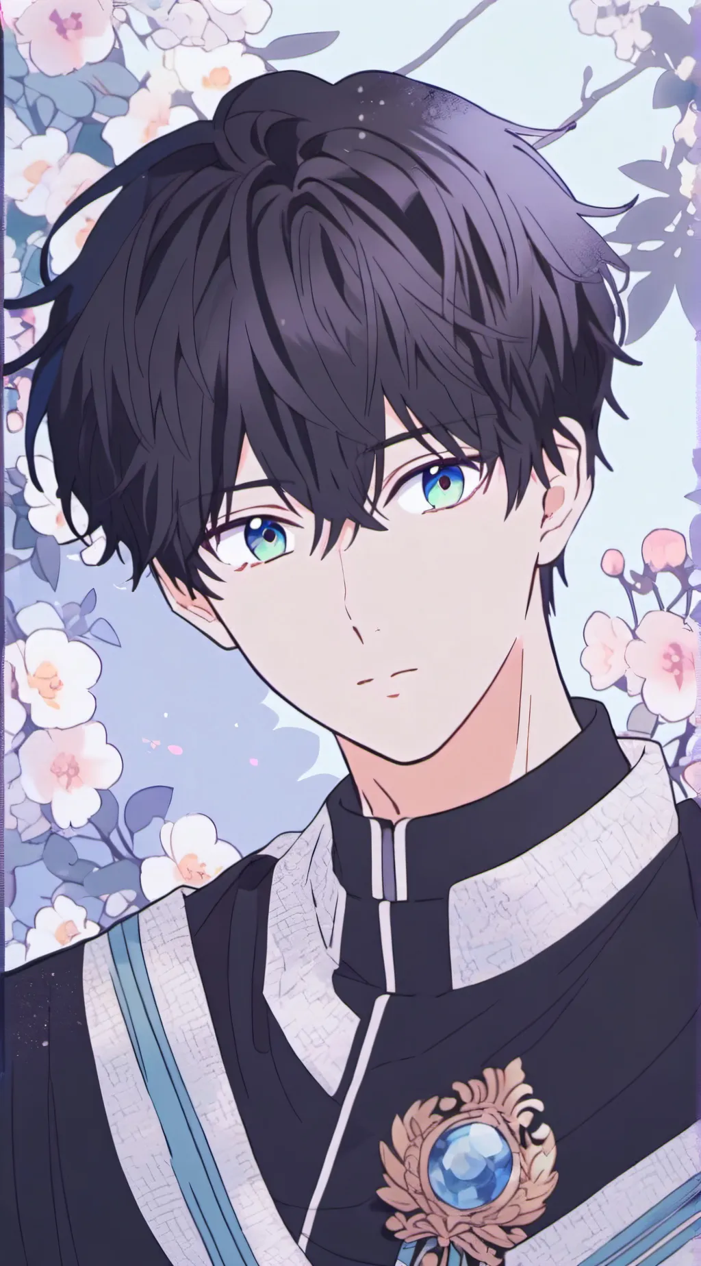 ai character: Mori senpai fiance background