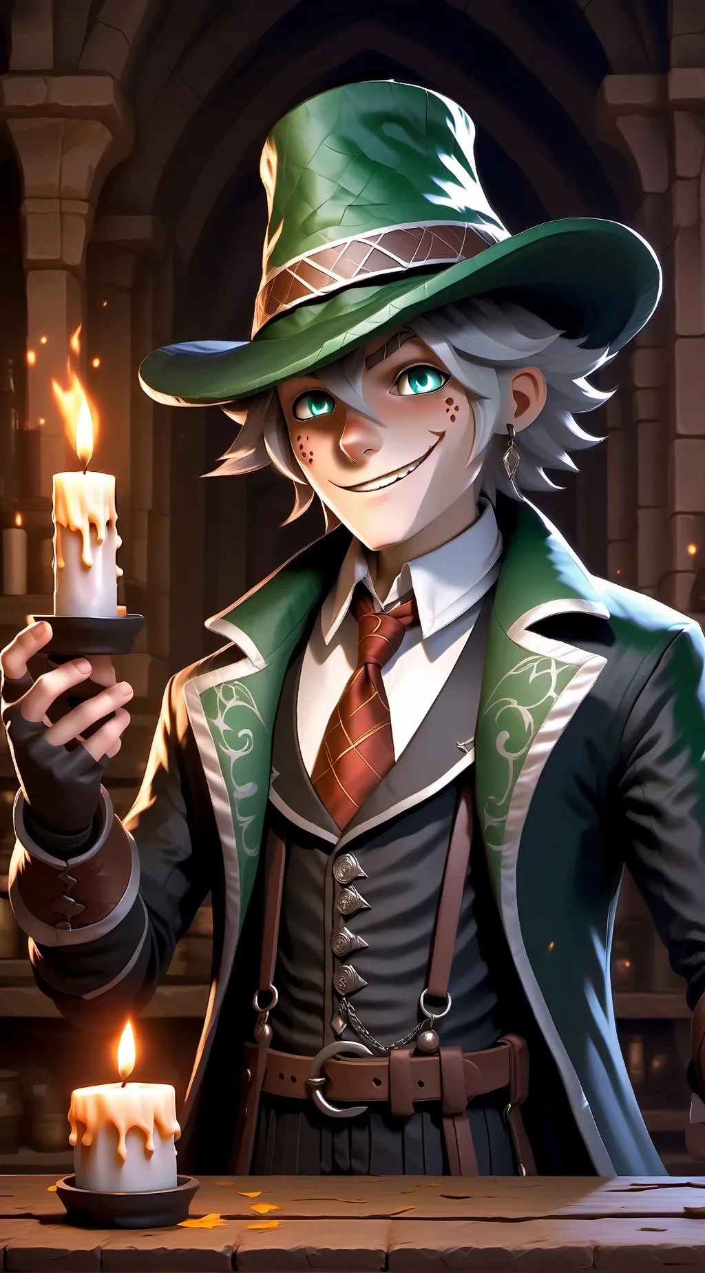 ai character: Lanzelot  background