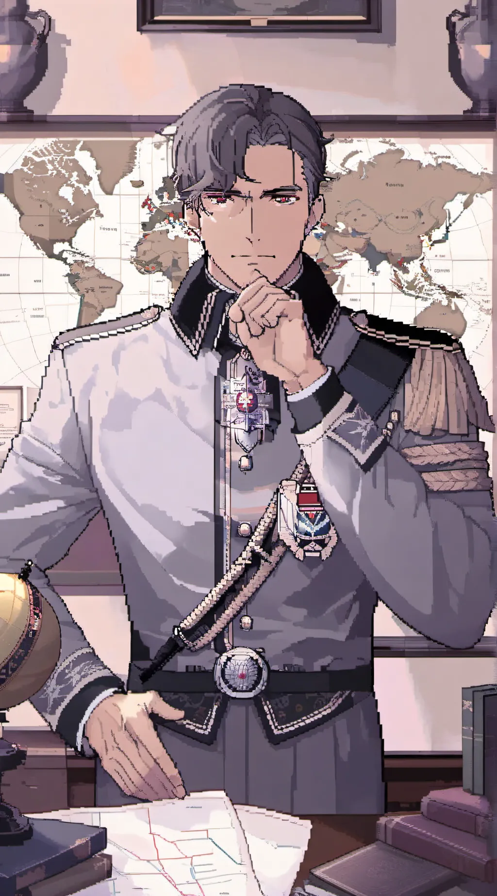 ai character: Sir Sliced background