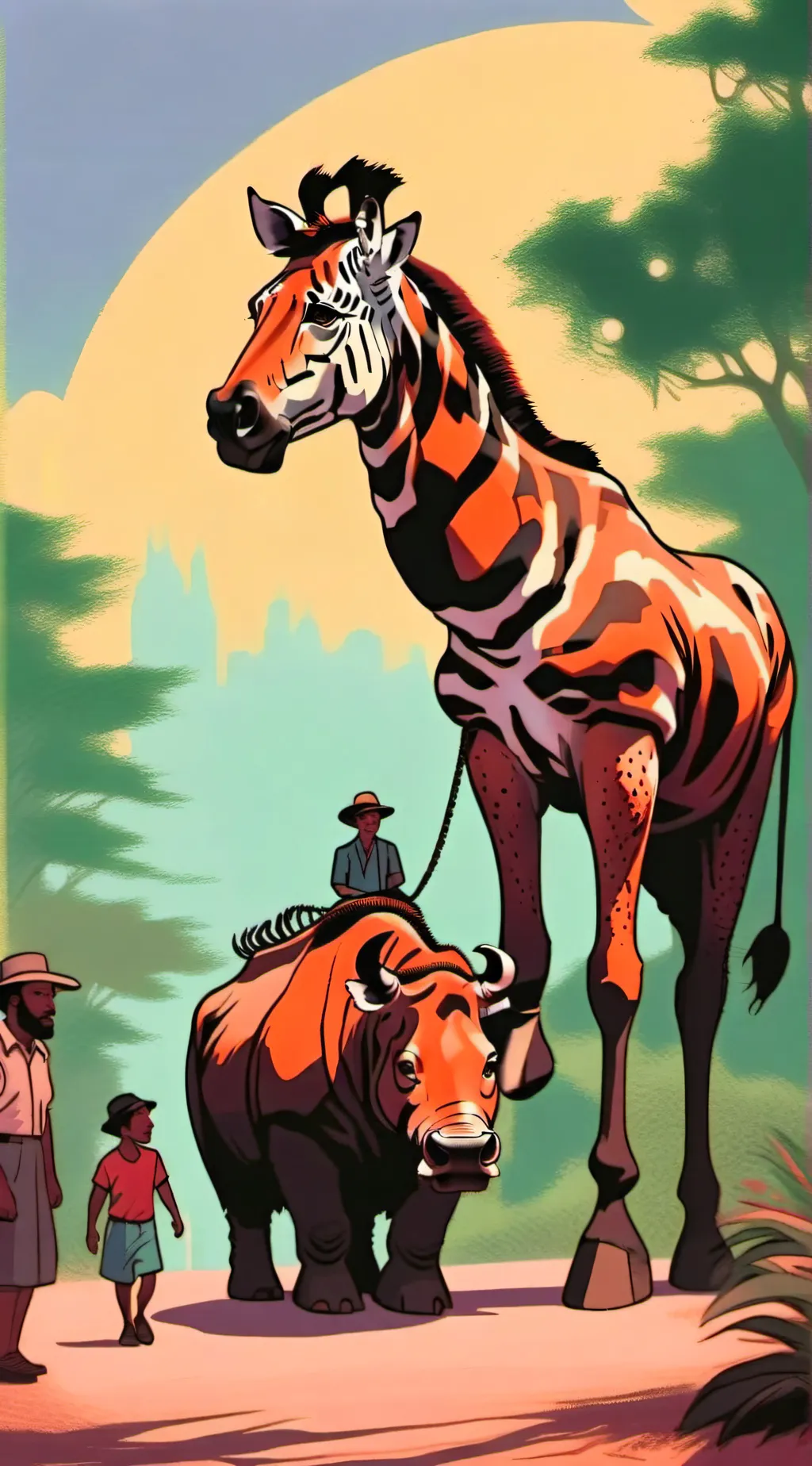 ai character: FPE road trip background