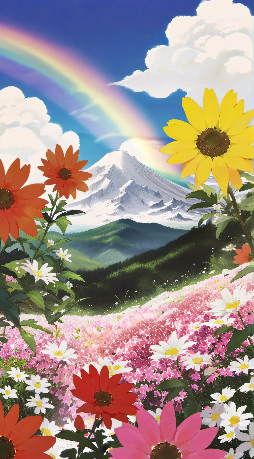 ai character: Dandys world prt 3 background