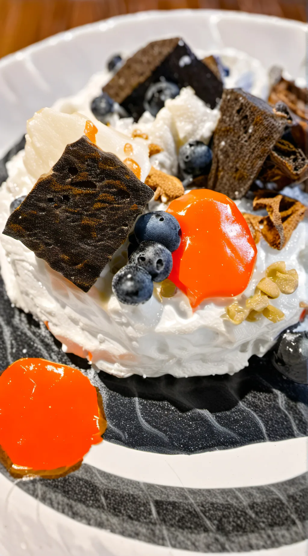 ai character: Food background